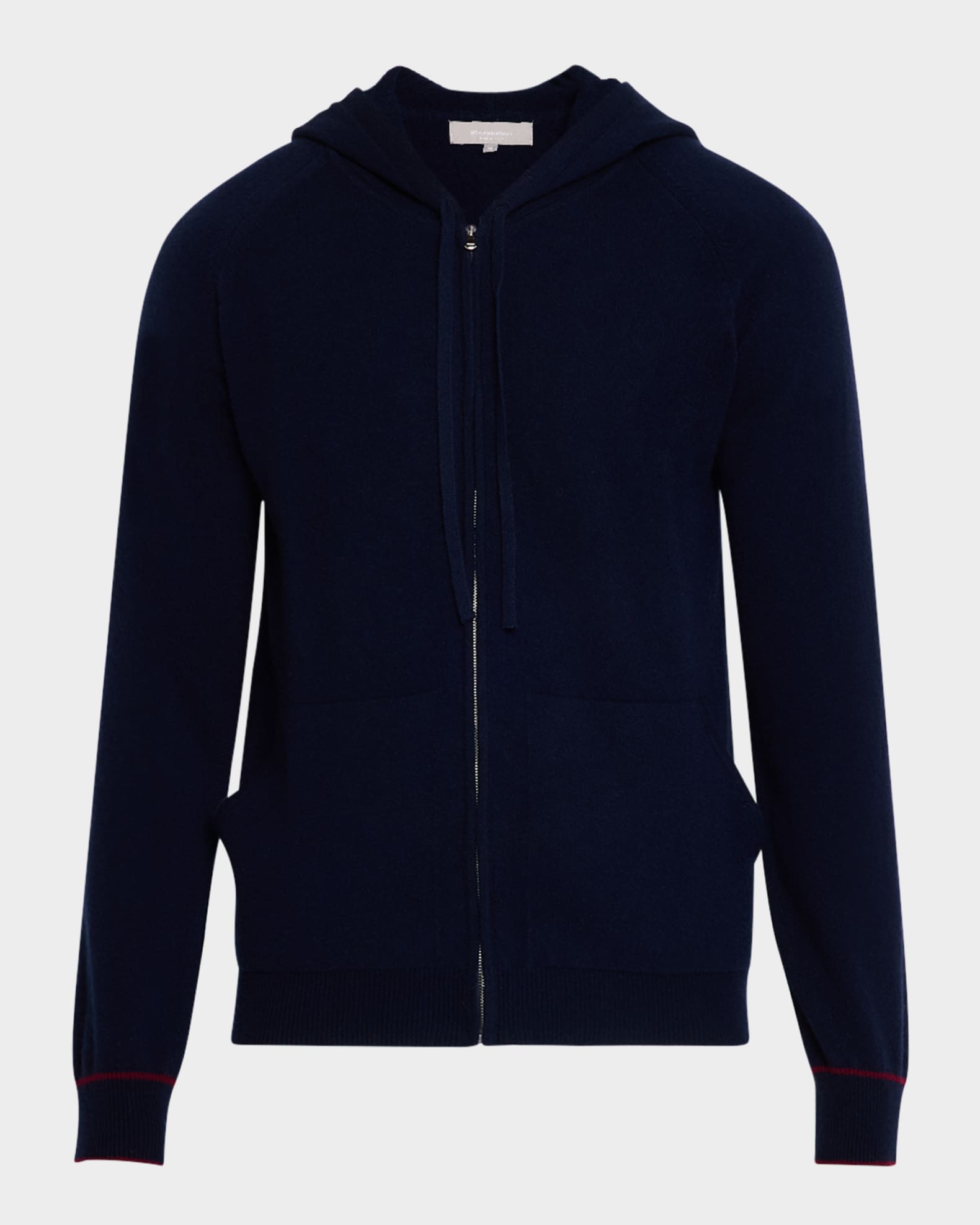 Men s Recycled Cashmere Full Zip Hoodie