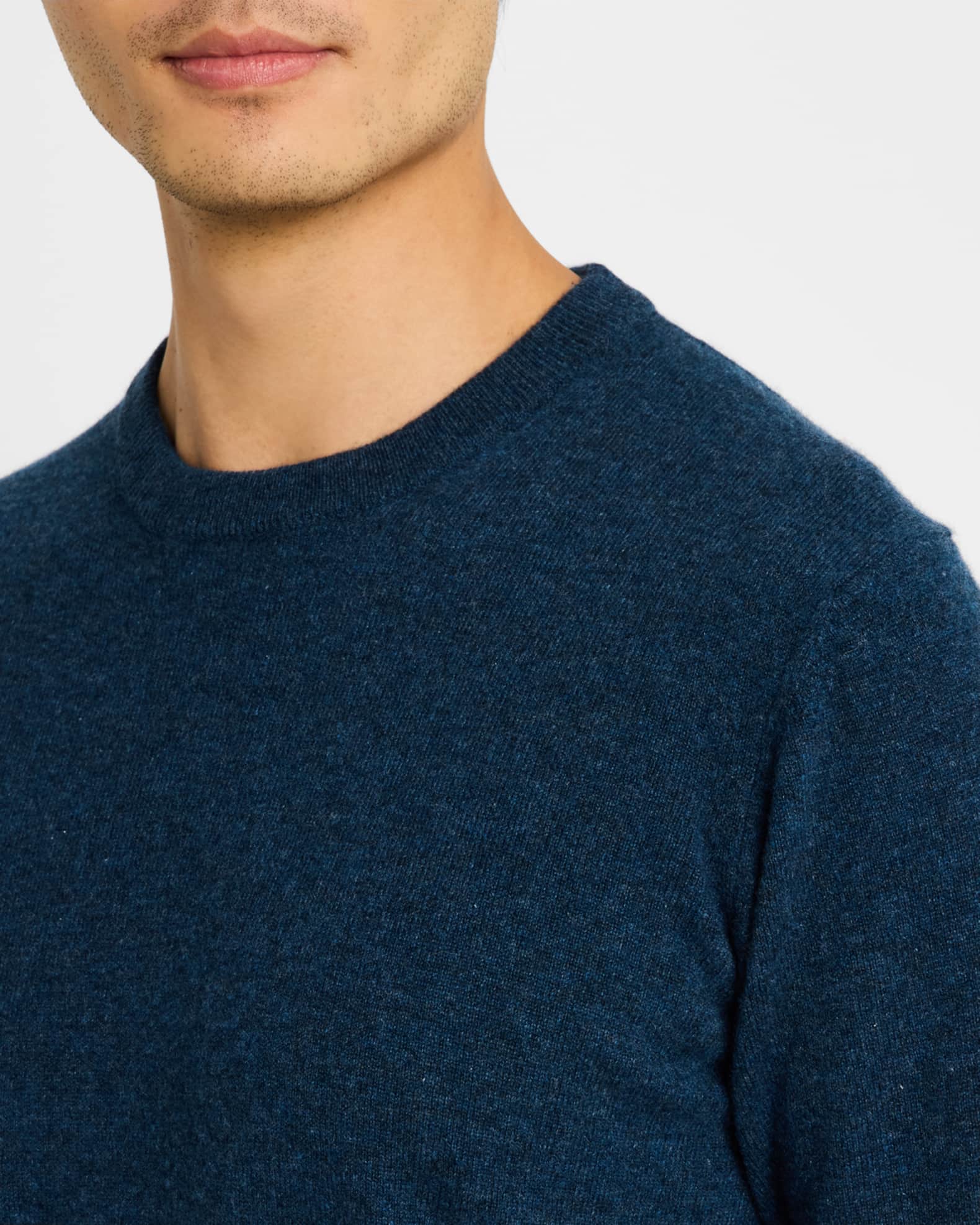 Men's recycled cashmere crewneck sweater hotsell