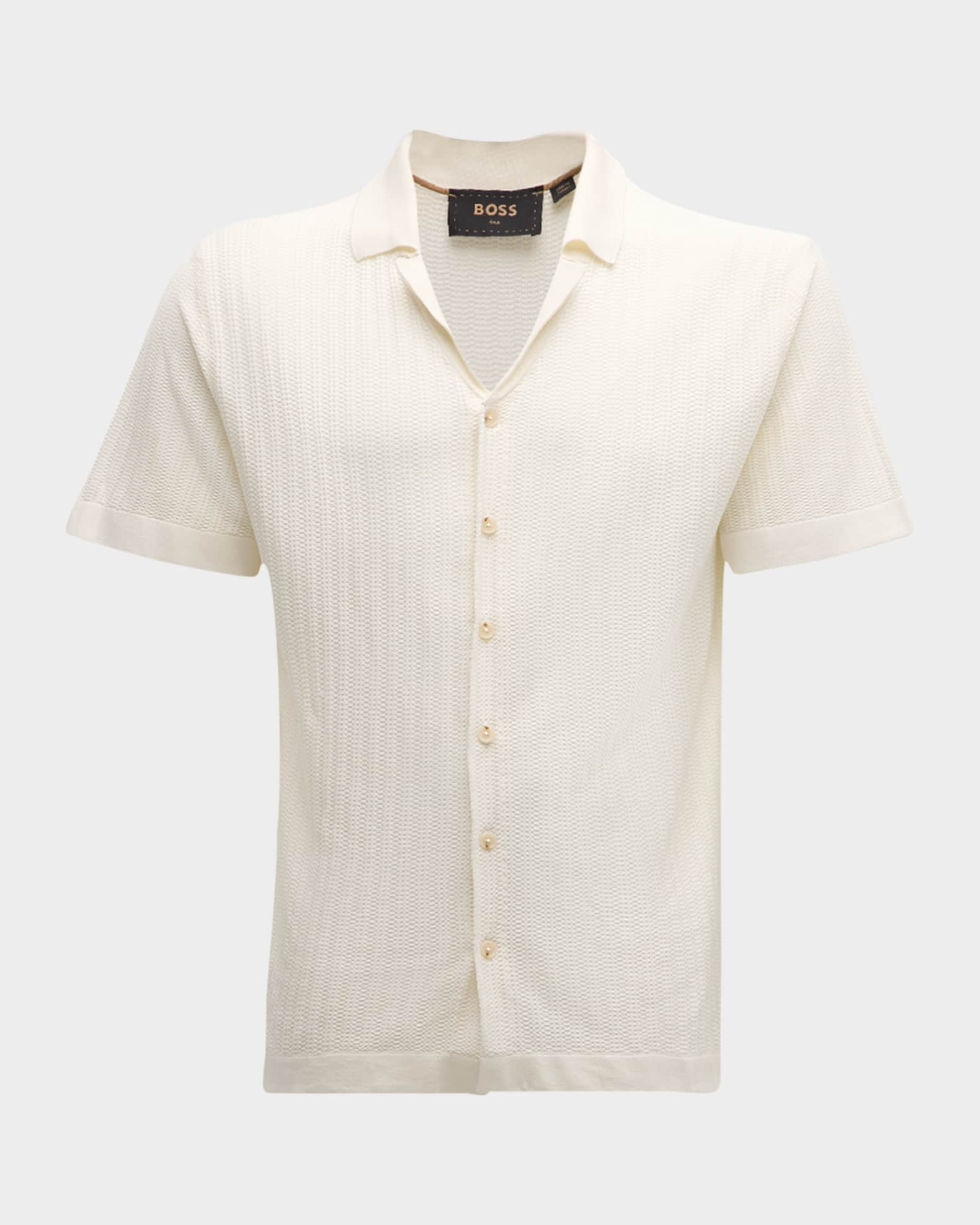 Silk short sleeve button up mens clearance
