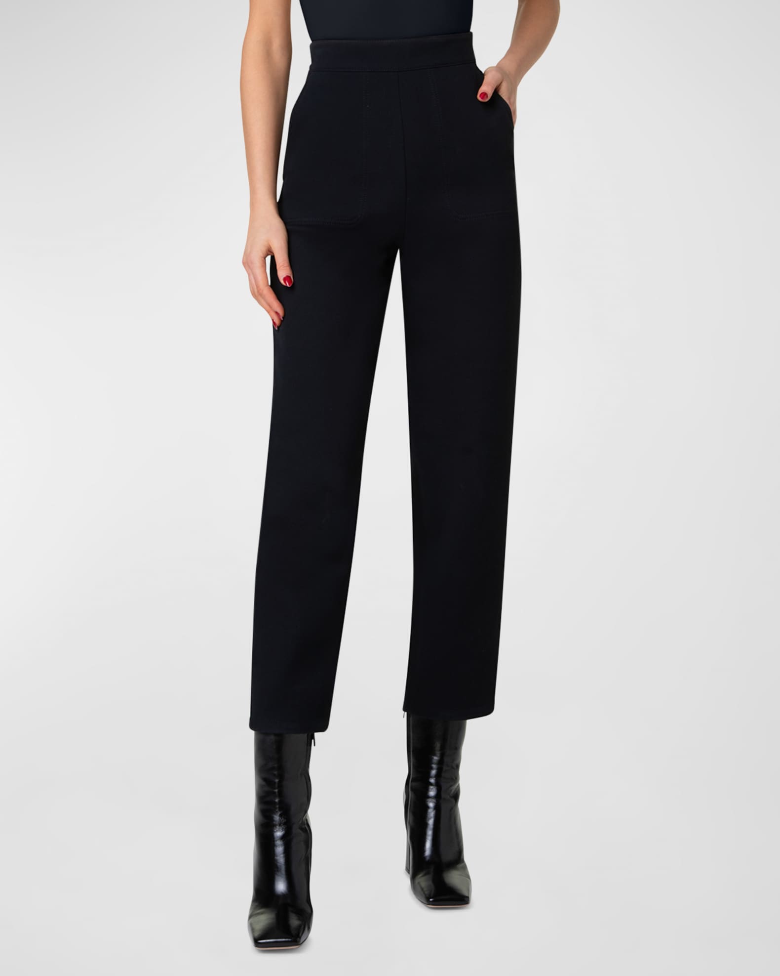 Flynn Straight-Leg Cotton Pants 1