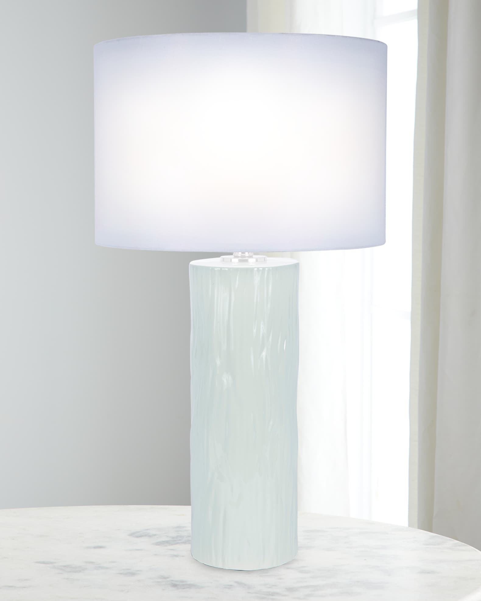 Mint Green Ceramic Timber Lamp Neiman Marcus