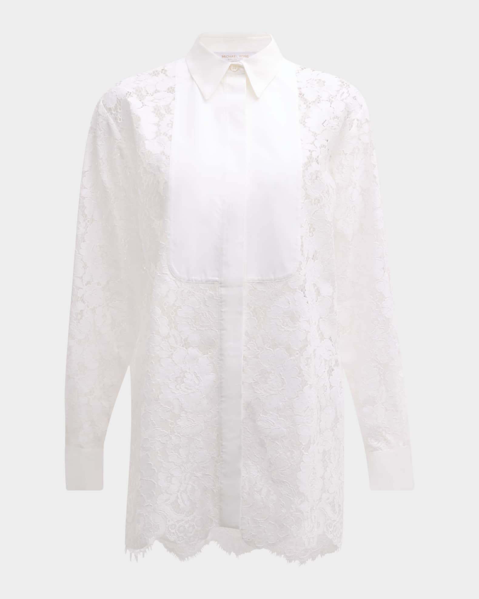 Michael Kors Premium Printed Kaftan Blouse