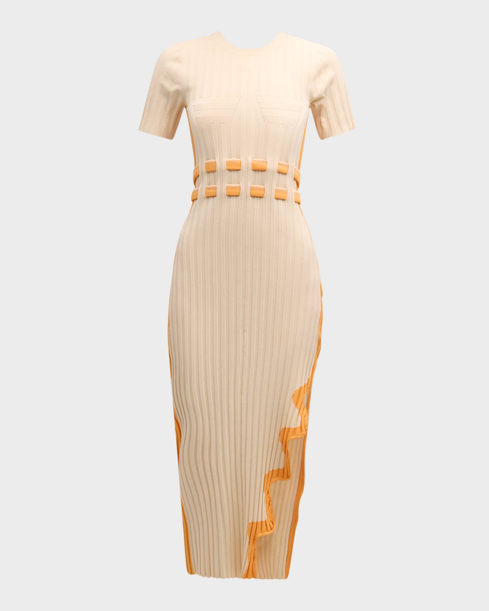 Two tone pleated dress hot sale