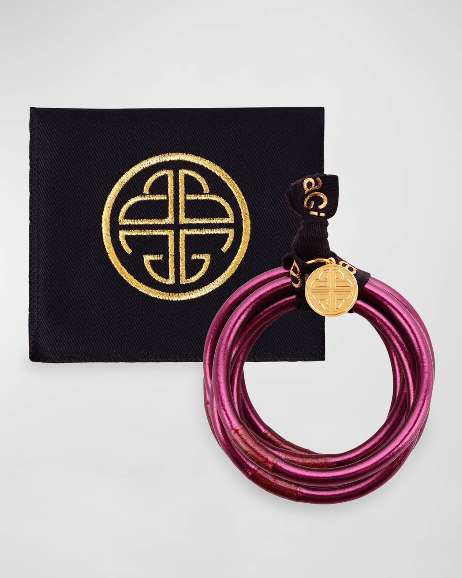 BuDhaGirl Amethyst All Weather Bangles | Neiman Marcus