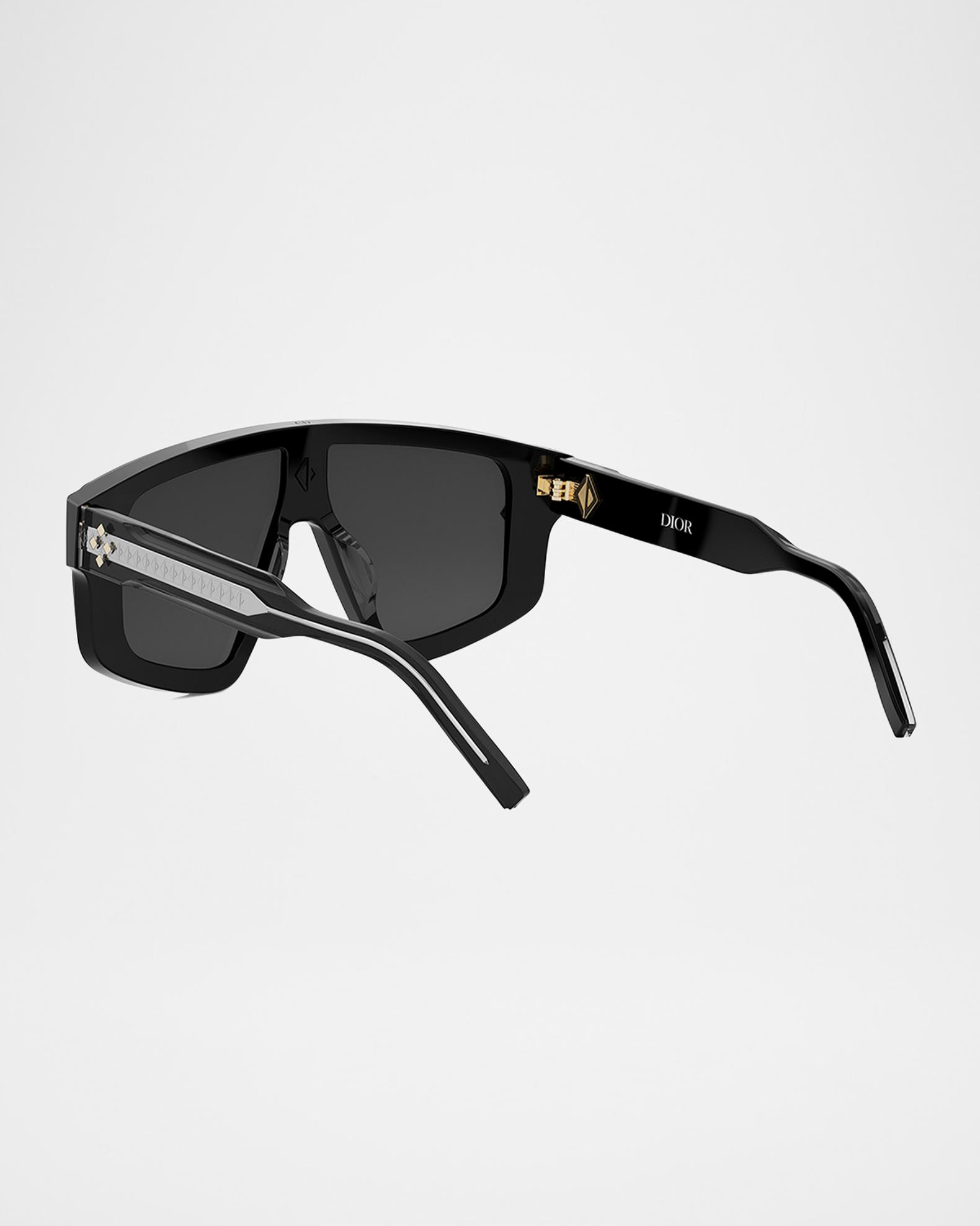 Dior CD Diamond Oval Sunglasses Black Dior CD Diamond S2I Sunglasses | Neiman Marcus main image 2