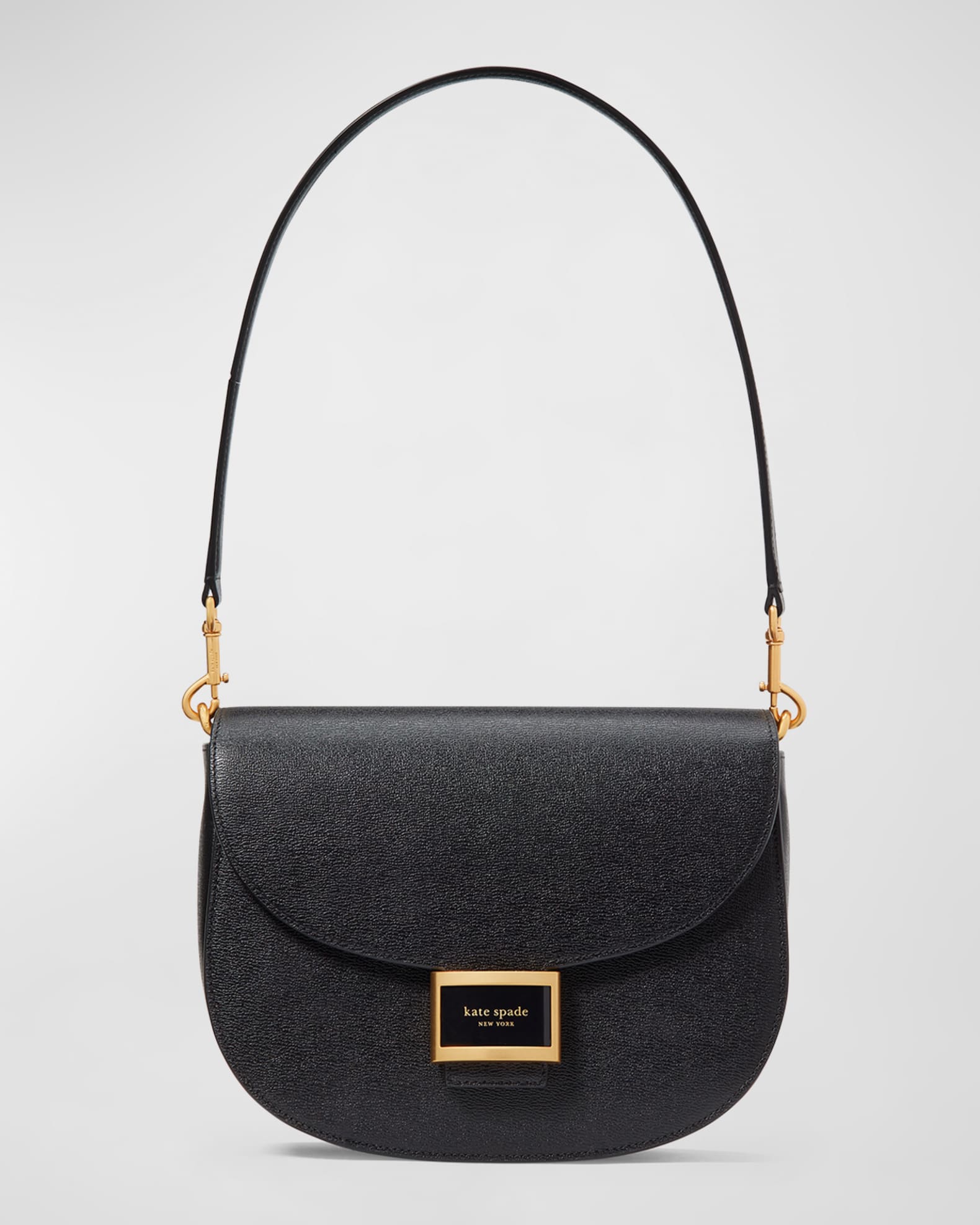 kate spade new york katy flap textured leather crossbody bag 