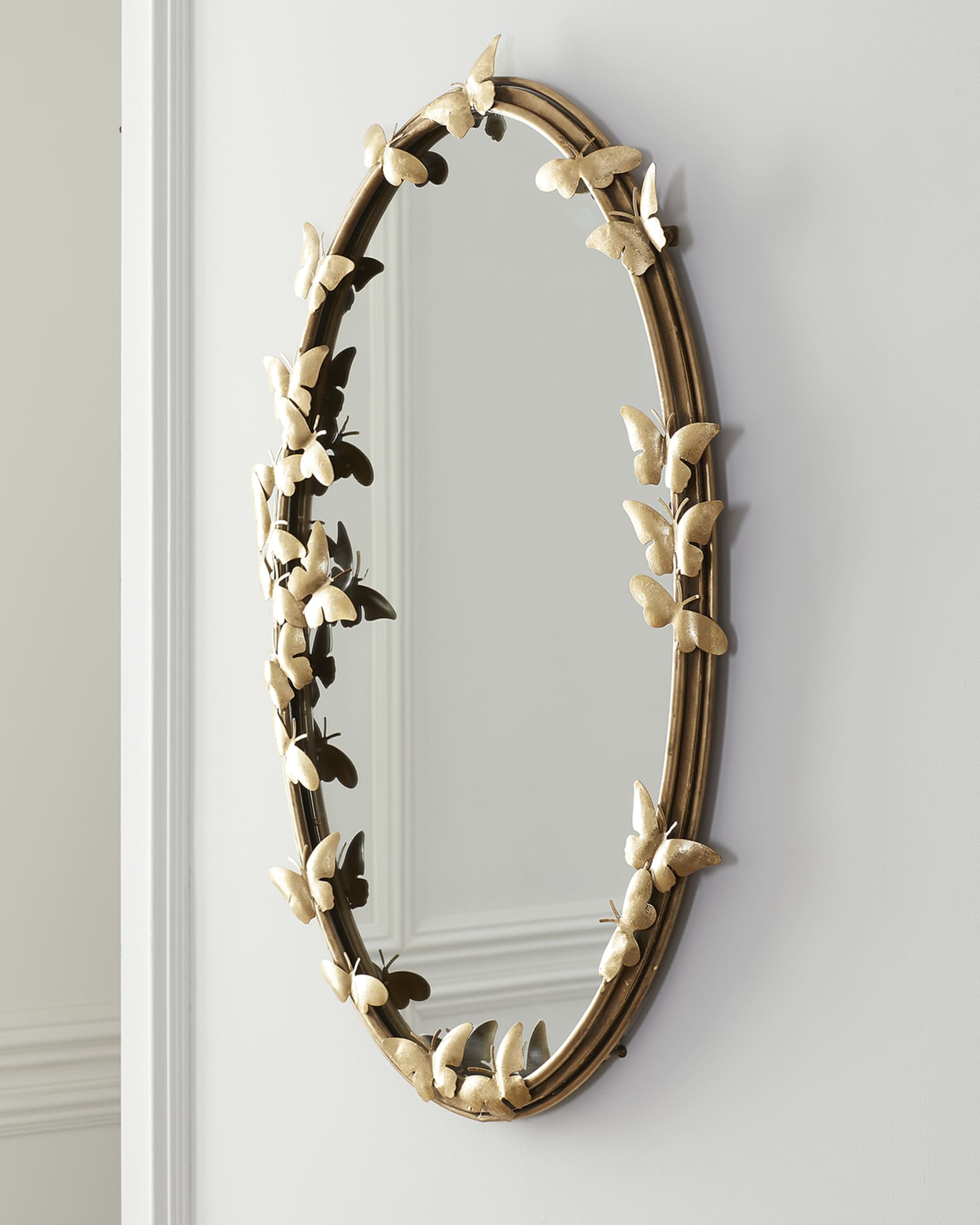 Oval Butterfly Mirror  0