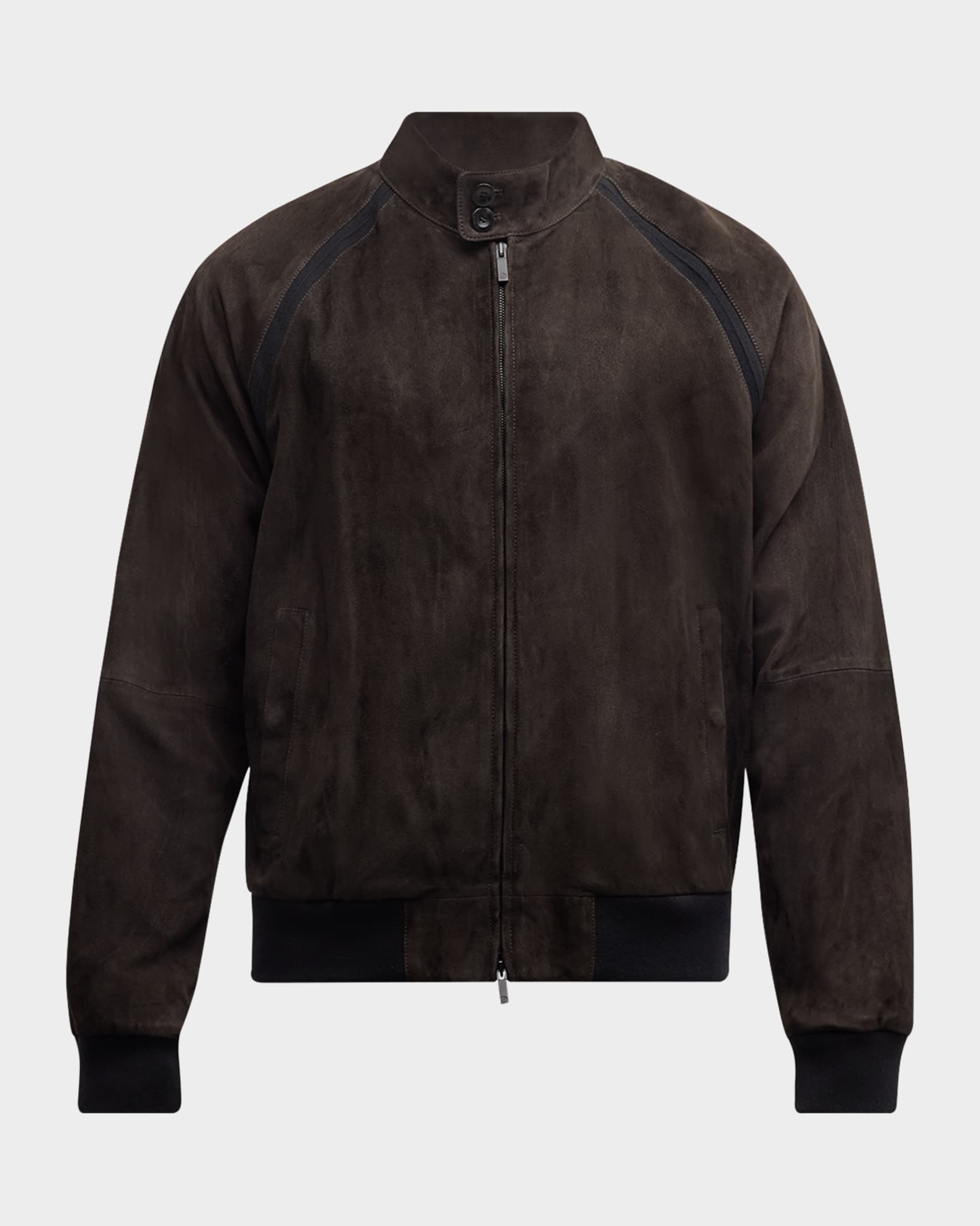 Armani mens zip jacket best sale