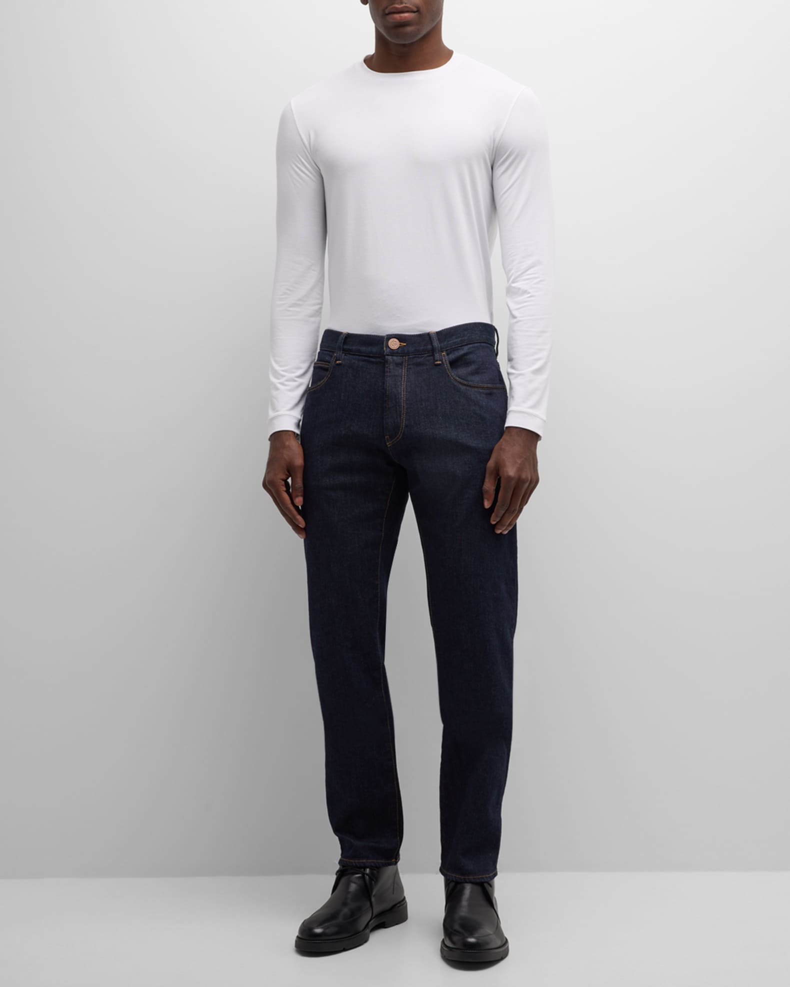Giorgio Armani Men s Straight Leg Stretch Denim Jeans Men s 36 Pants Shorts Straight Leg Bootcut Pants