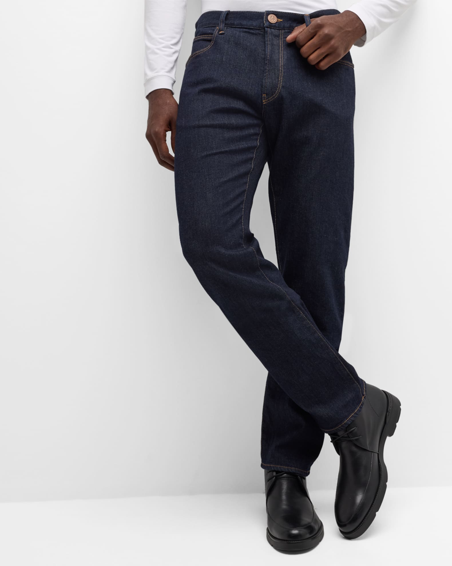 Armani jeans straight leg online
