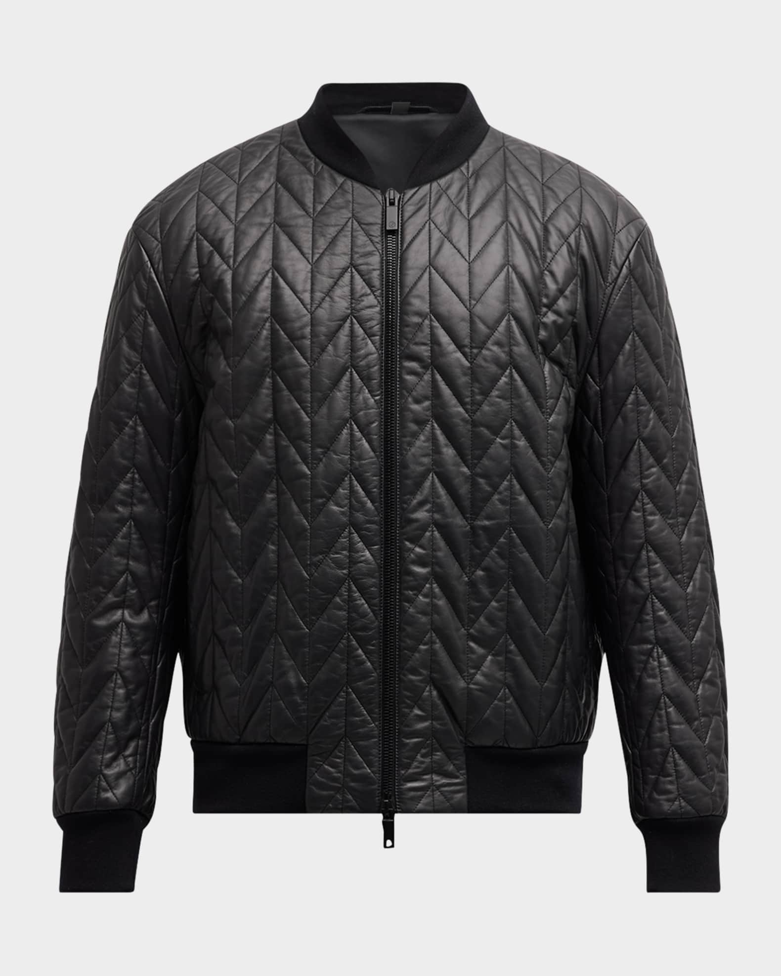 Giorgio Armani Men s Bomber Jacket Black Men s 44R Coats Jackets Outerwear Bomber Jackets