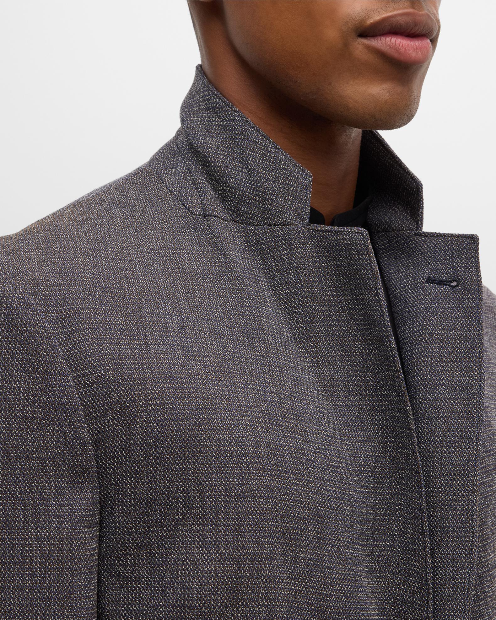 Emporio Armani Men's Wool Stretch Micro Texture Sport Jacket | Neiman ...