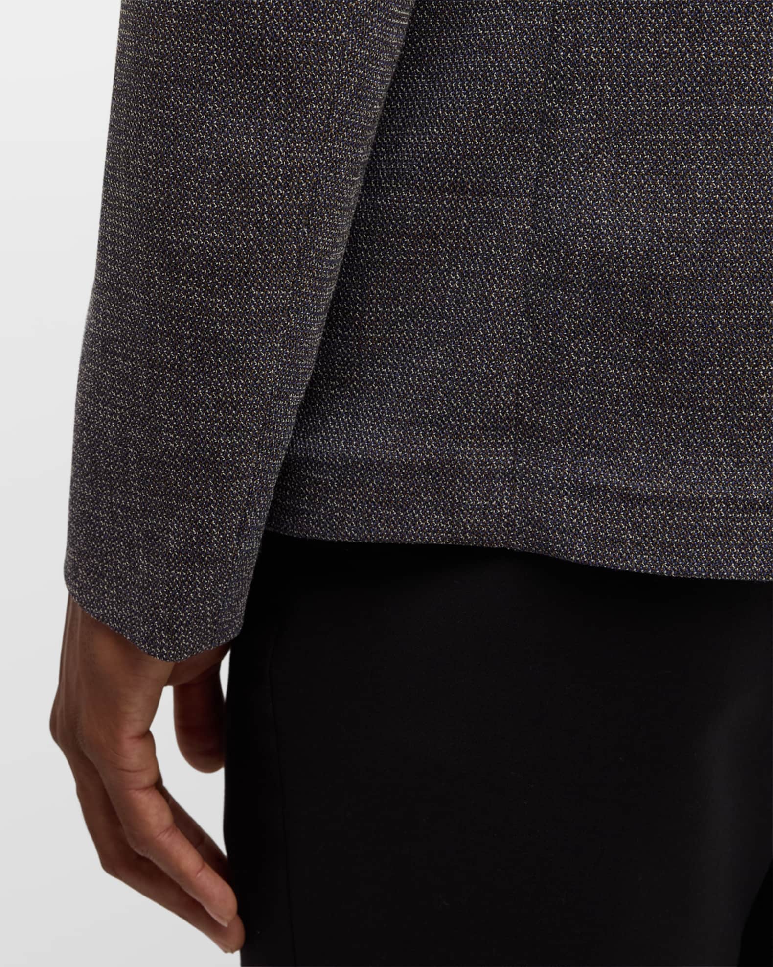 Emporio Armani Men's Wool Stretch Micro Texture Sport Jacket