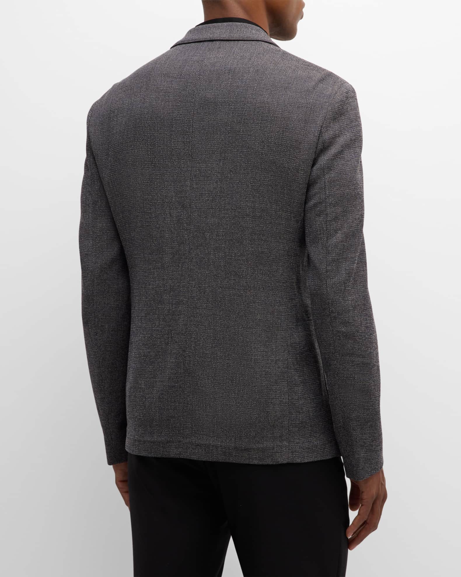 Shop Giorgio Armani Long Wool Zip-Up Jacket | Saks Fifth Avenue