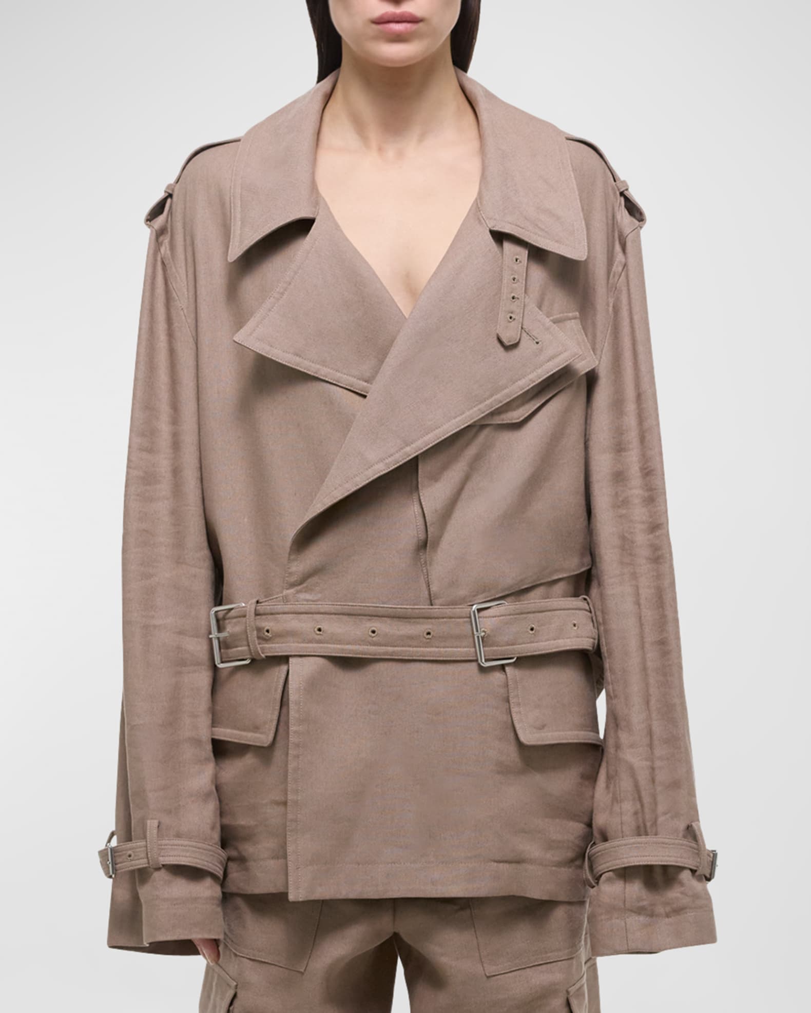 Belted Rider Trench Coat