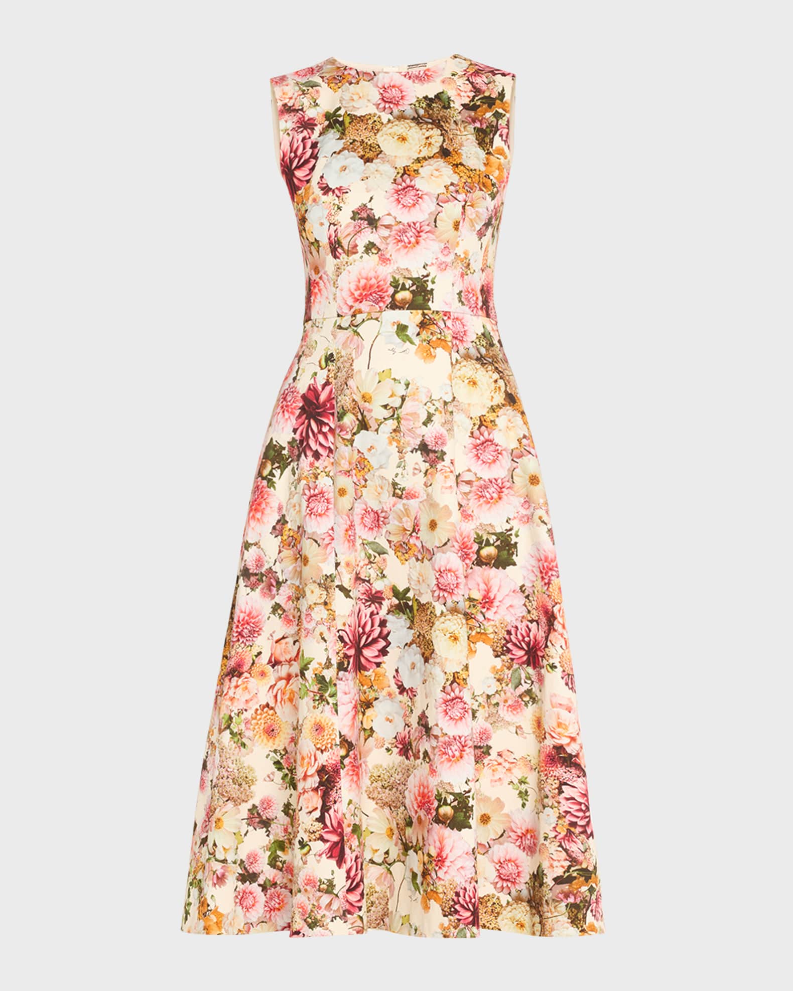 Adam lippes floral dress cheap
