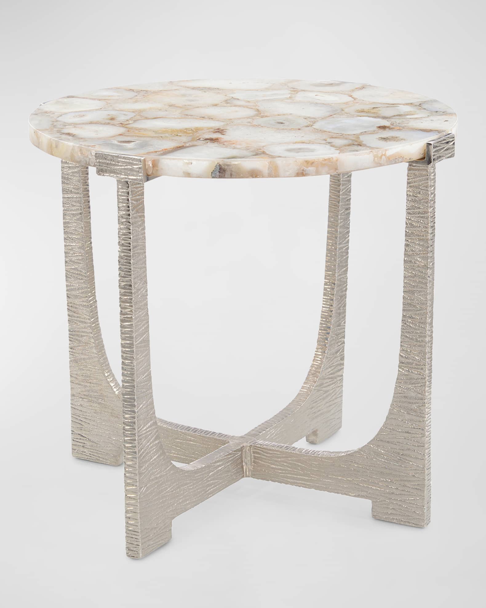 Unity Round Agate End Table 0