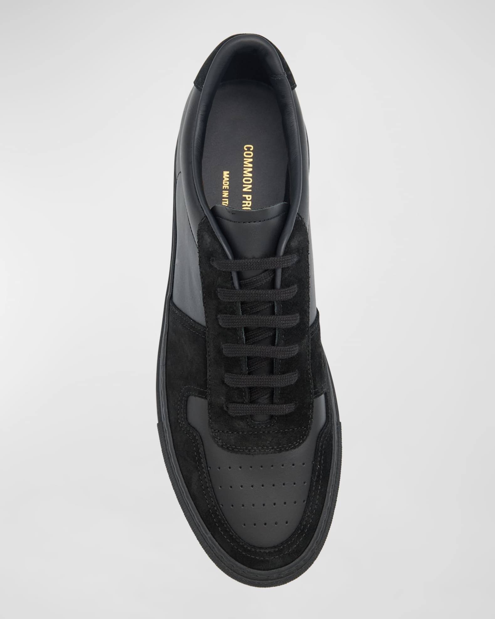 Common Projects Men's Bball Duo Leather and Suede Low-Top