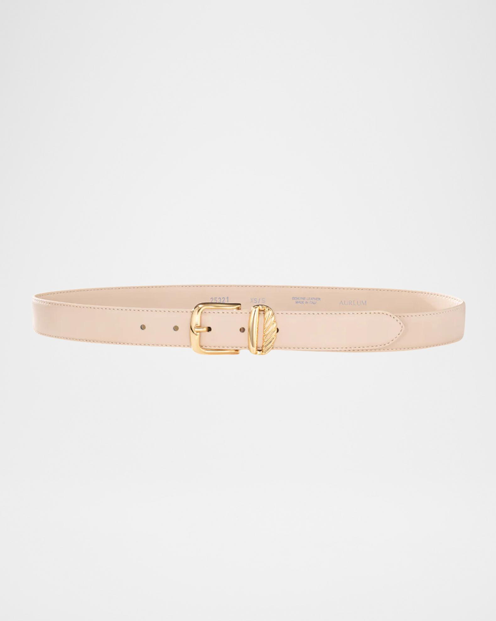 Aureum Collective No. 3 French Rope Buckled Leather Belt  display picture 1