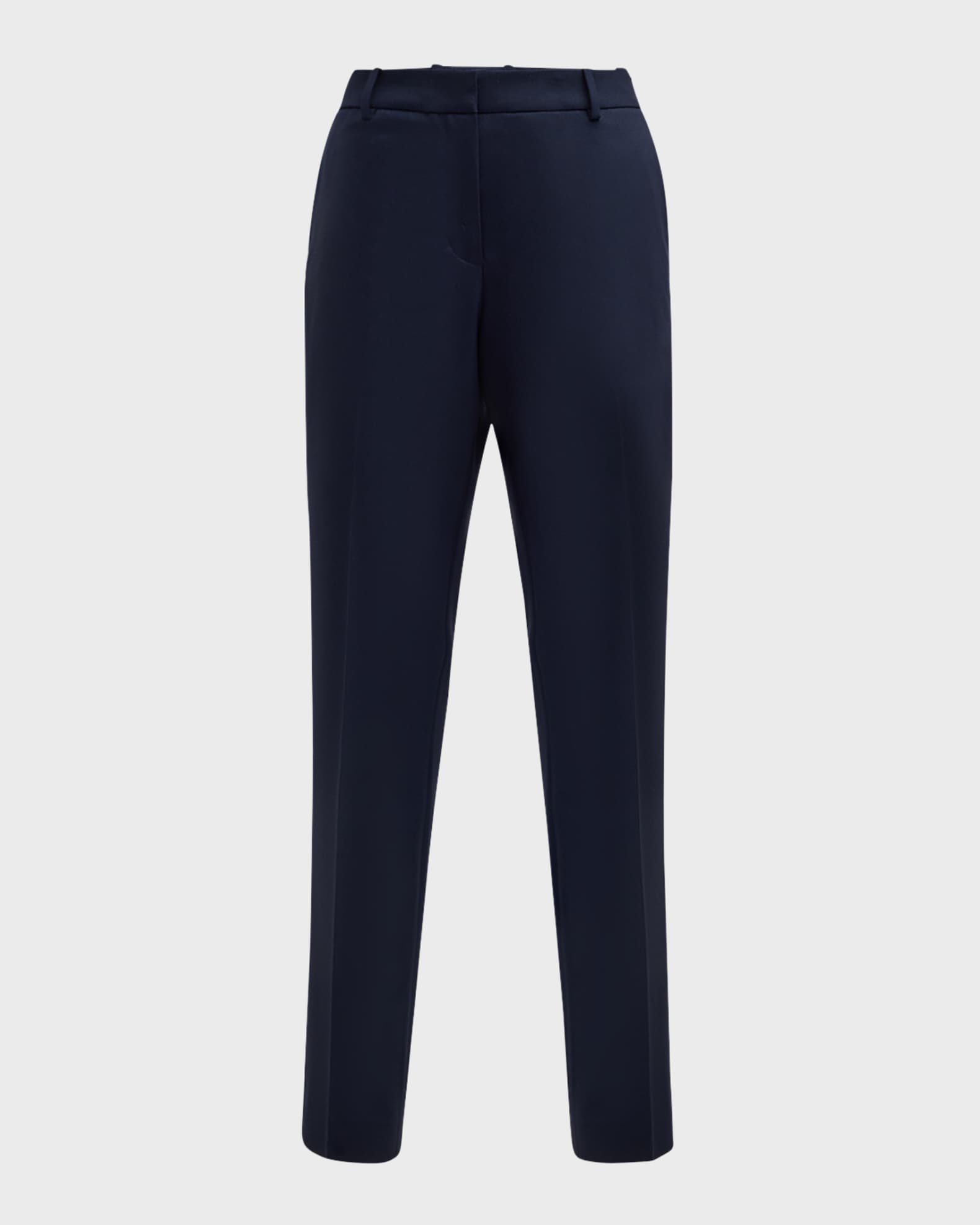 Clinton Cropped Stretch Wool Pants 0