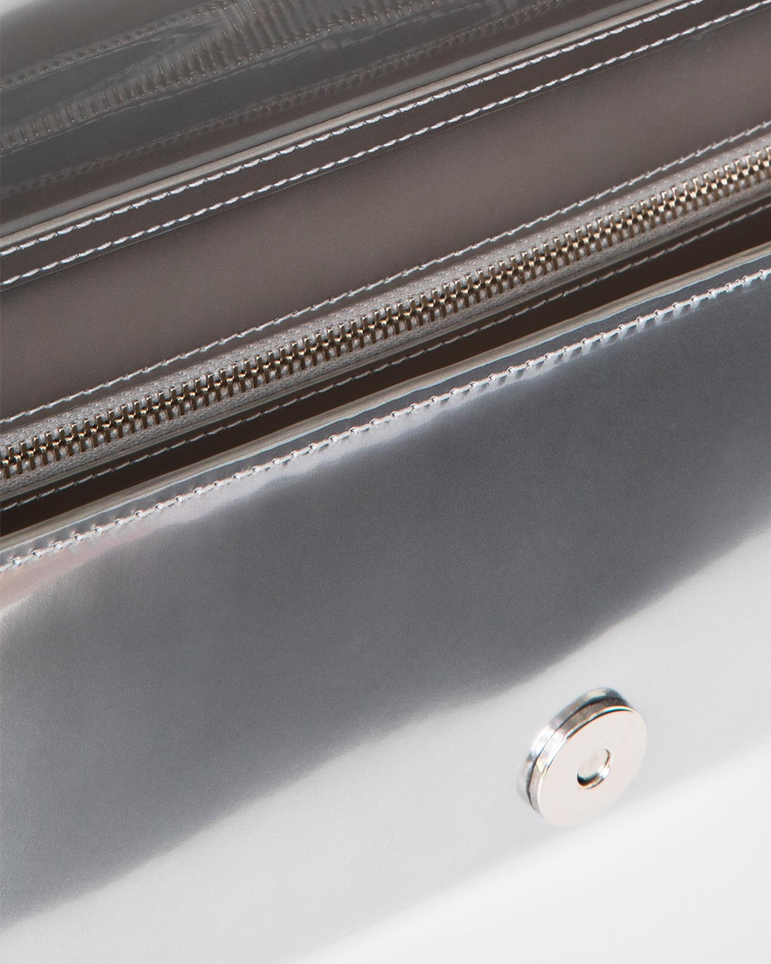 Akris Anouk Small Metallic Leather Clutch Bag | Neiman Marcus
