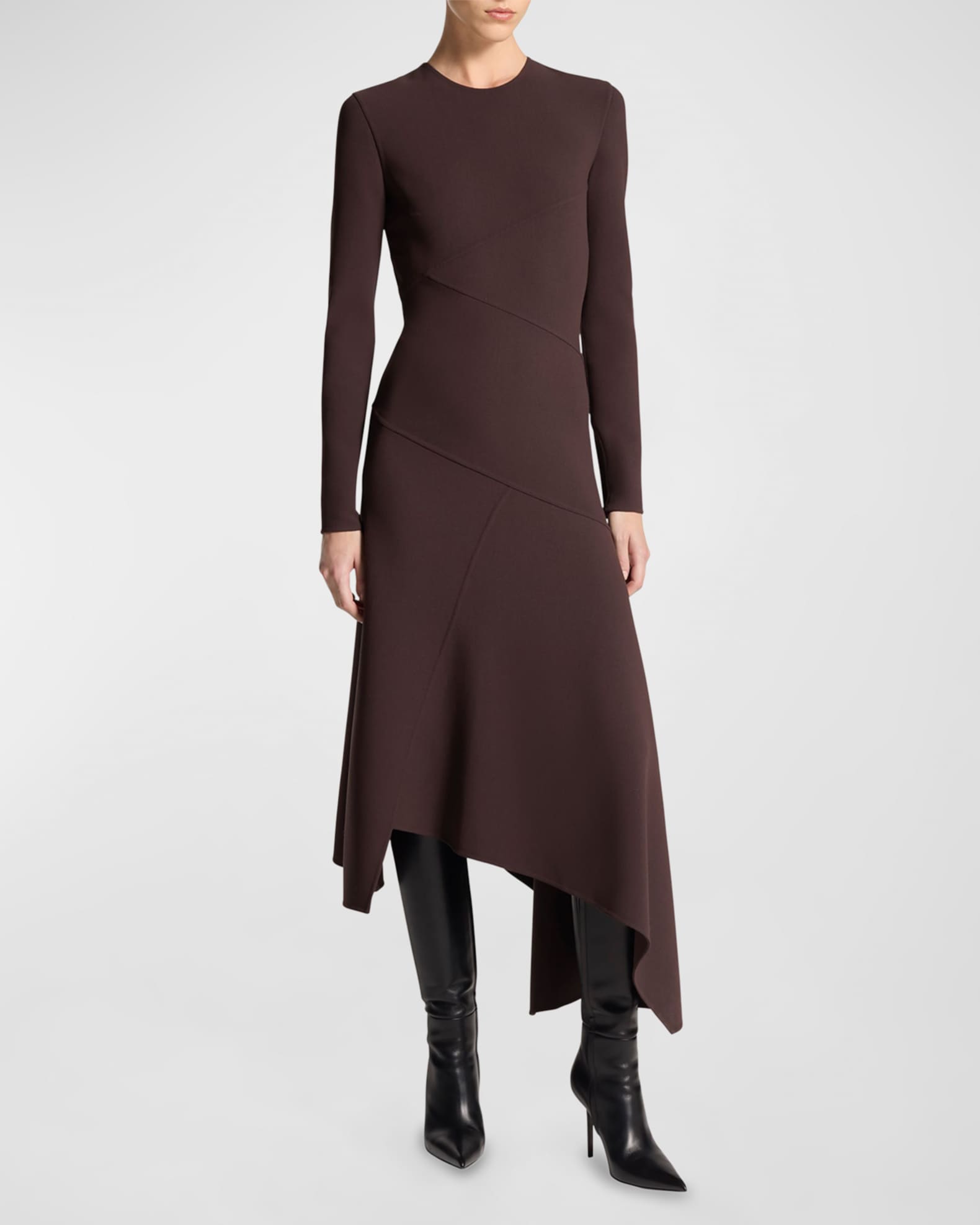 Long Sleeve Handkerchief Dress 1