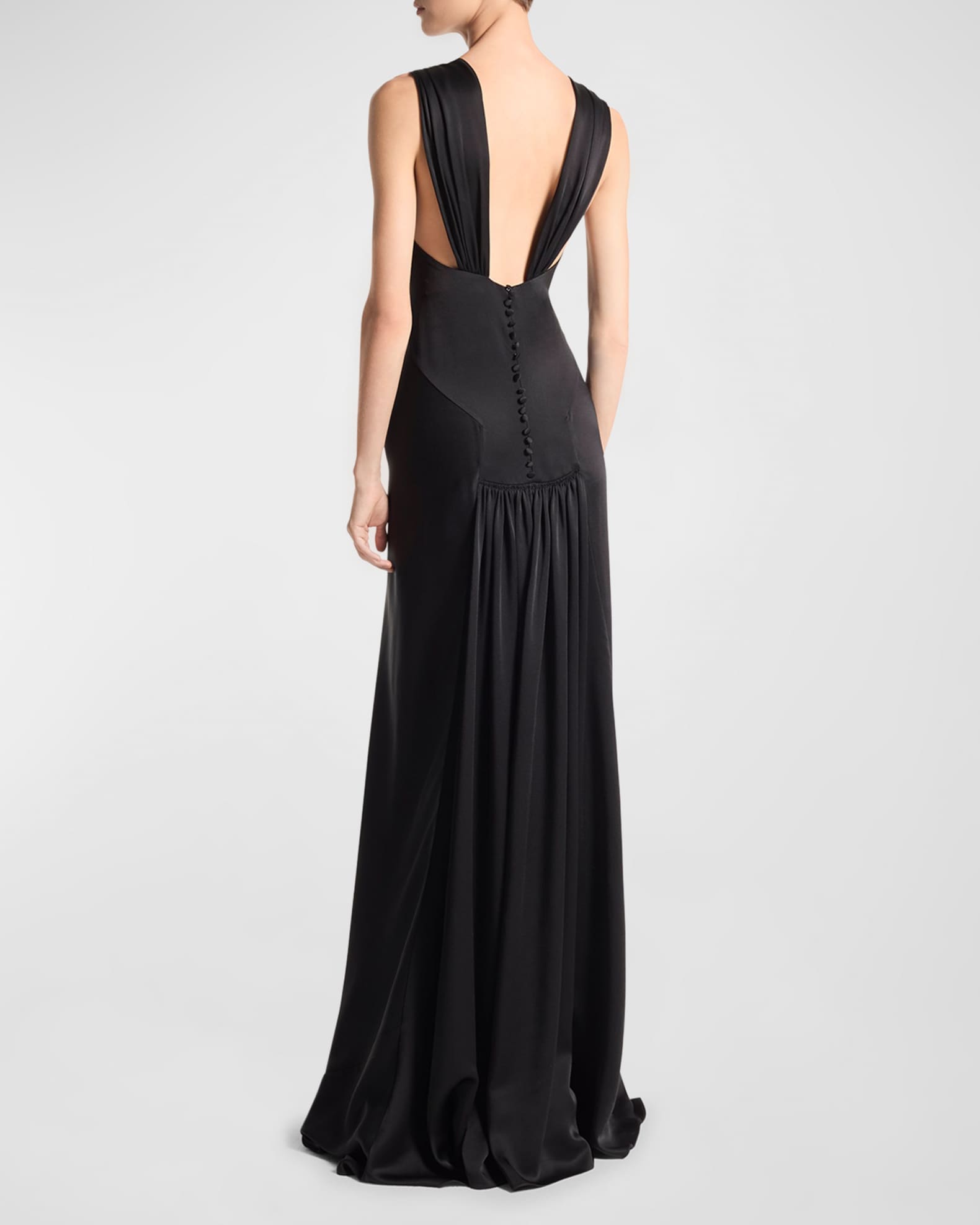 Michael Kors Collection Bias Cut Satin Charmeuse Gown Neiman Marcus