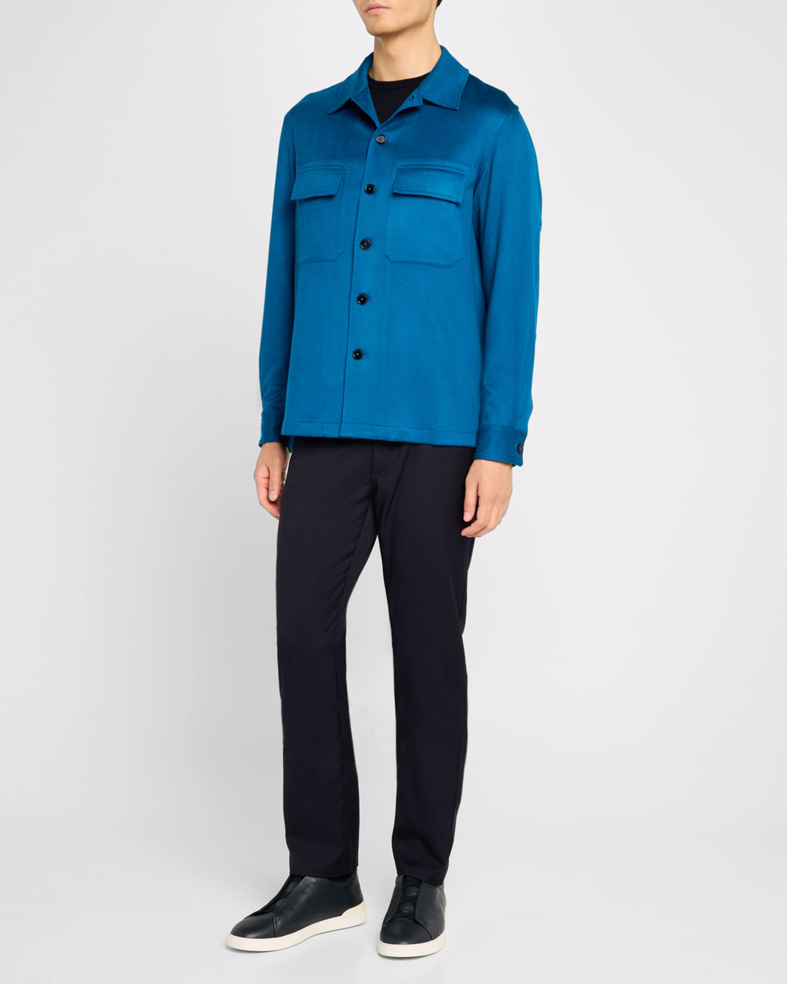 Men's Oasi Cashmere Overshirt 1