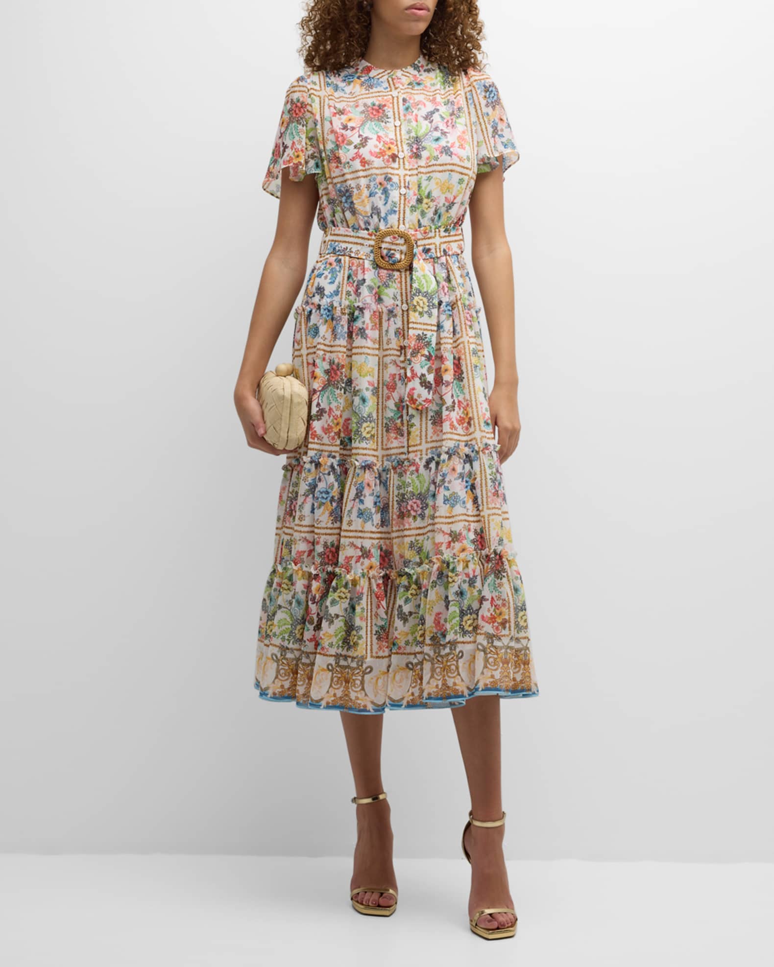 Elie Tahari
 Autumn Burnout Midi-Dress main image 0