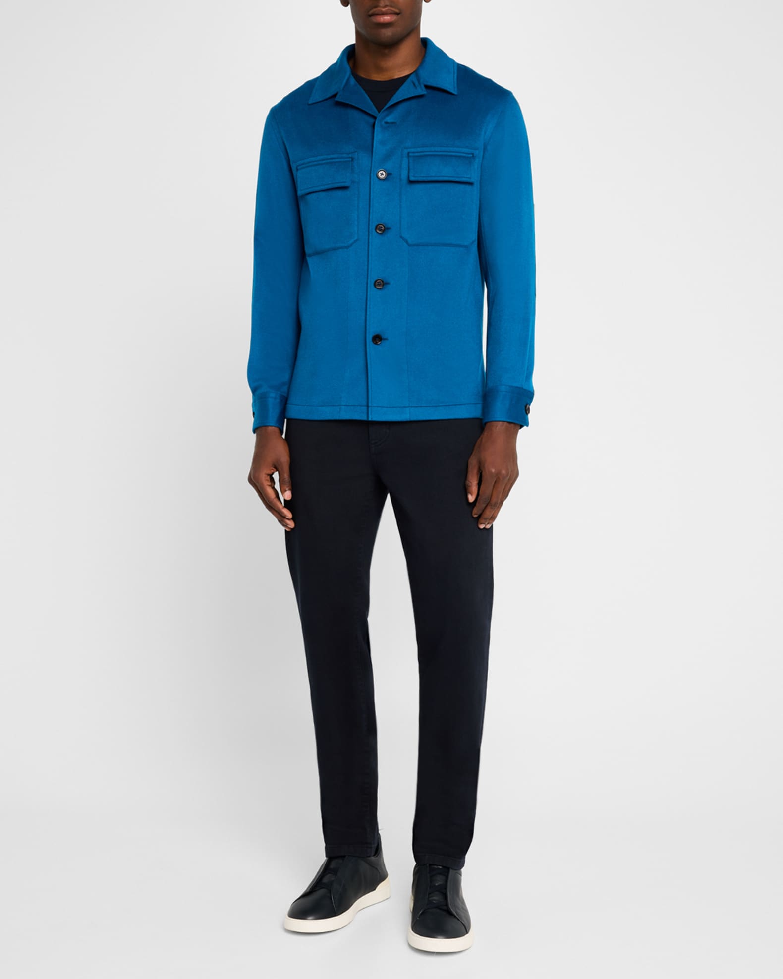 Men's Oasi Cashmere Overshirt 1