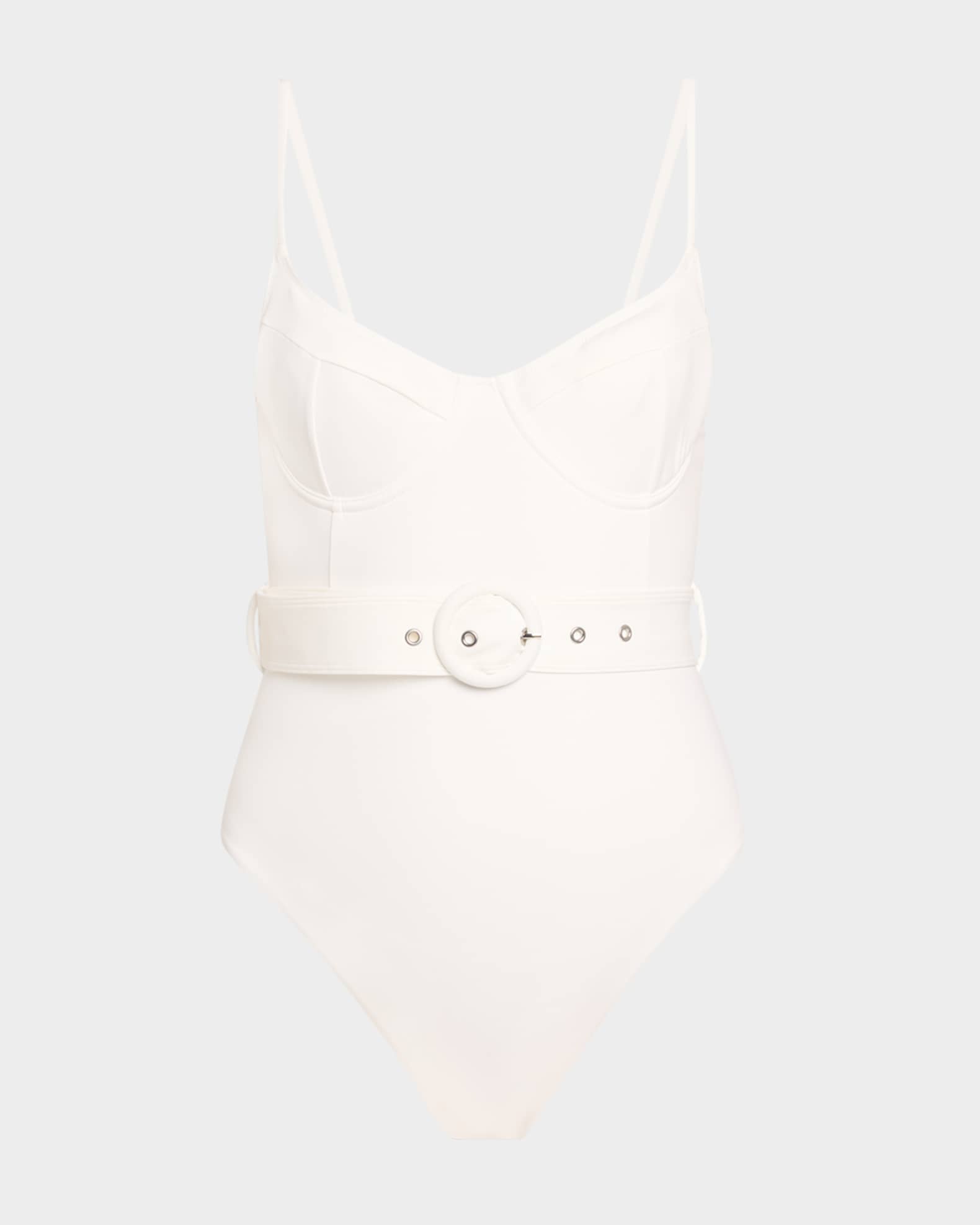Roem[ロエム] Bustier Matching Mini One Piece SIMKHAI Demi Bustier One-Piece Swimsuit | Neiman Marcus