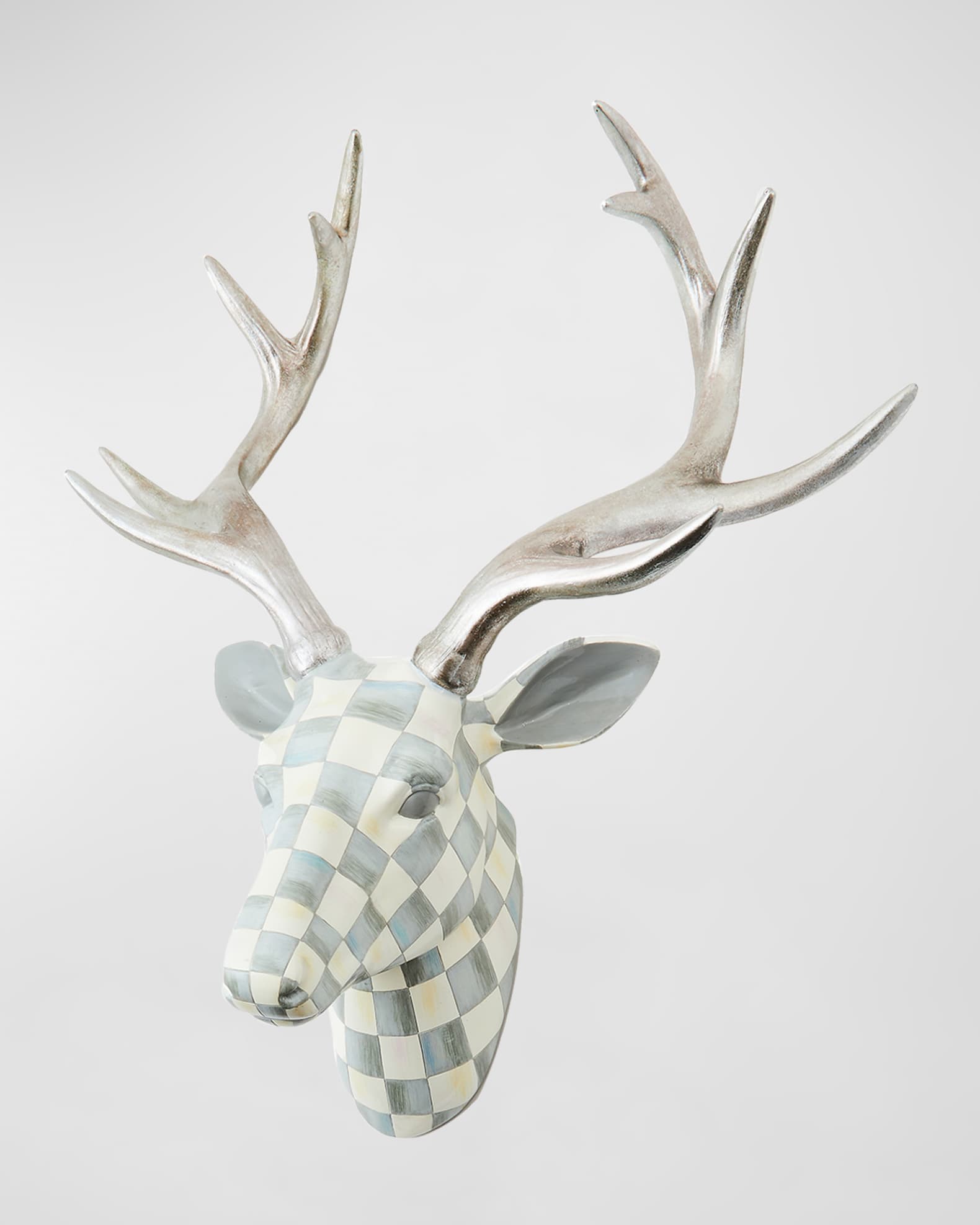 Sterling Check Small Deer Head Wall Decor 0