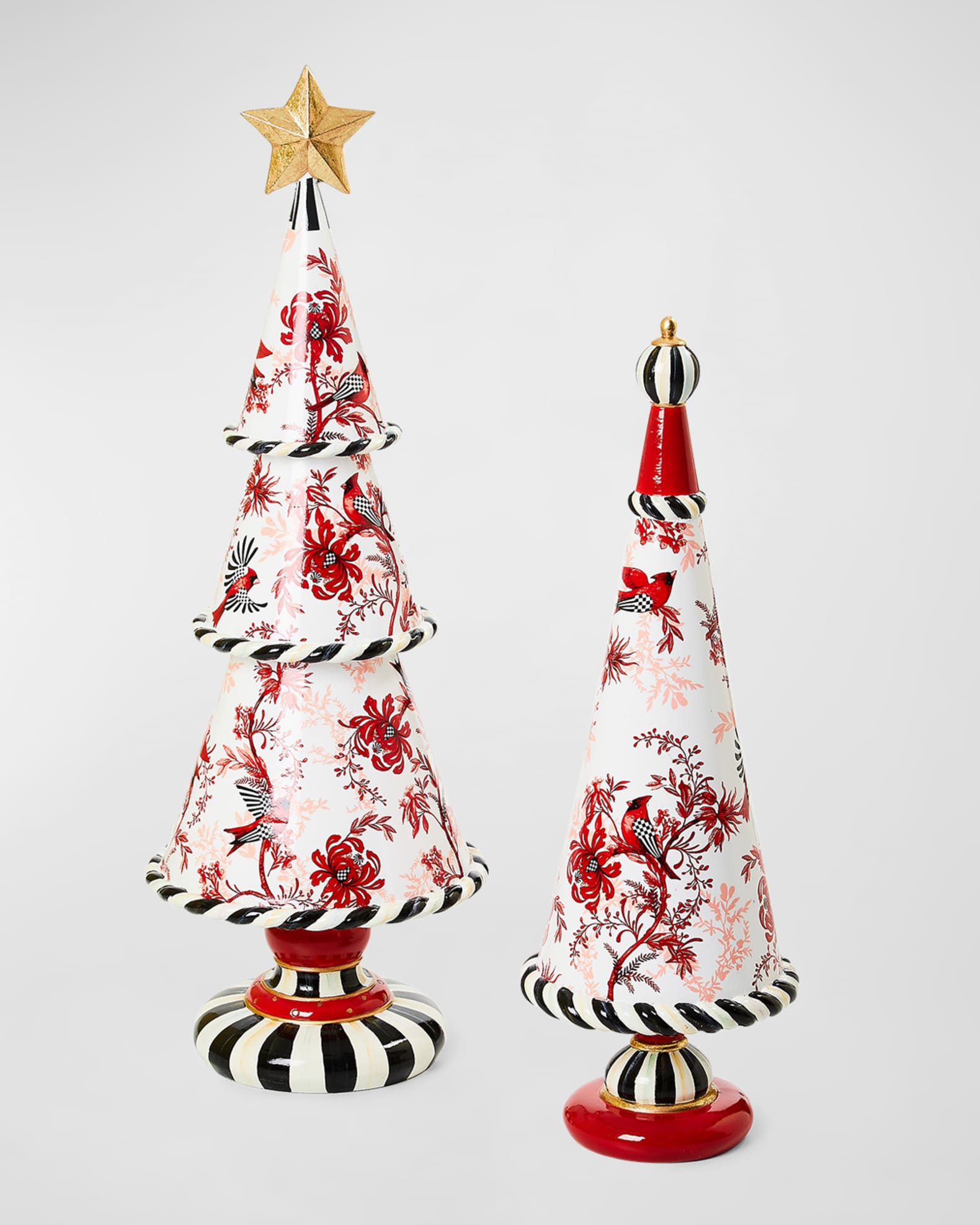 Cardinal Toile Tiered Tree 1