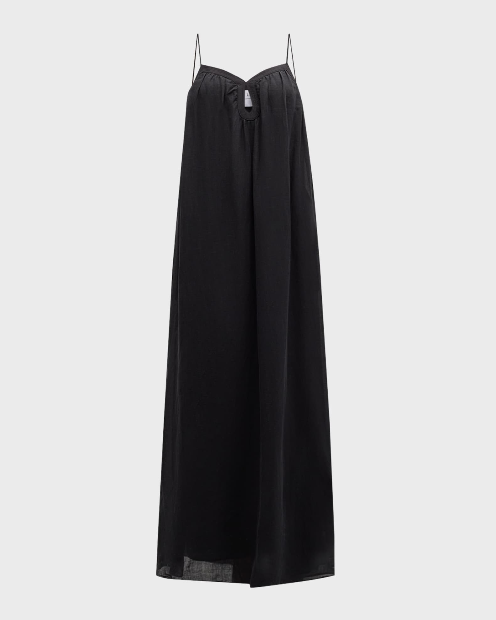 La Ligne Lightweight Linen Viscose Maxi Dress