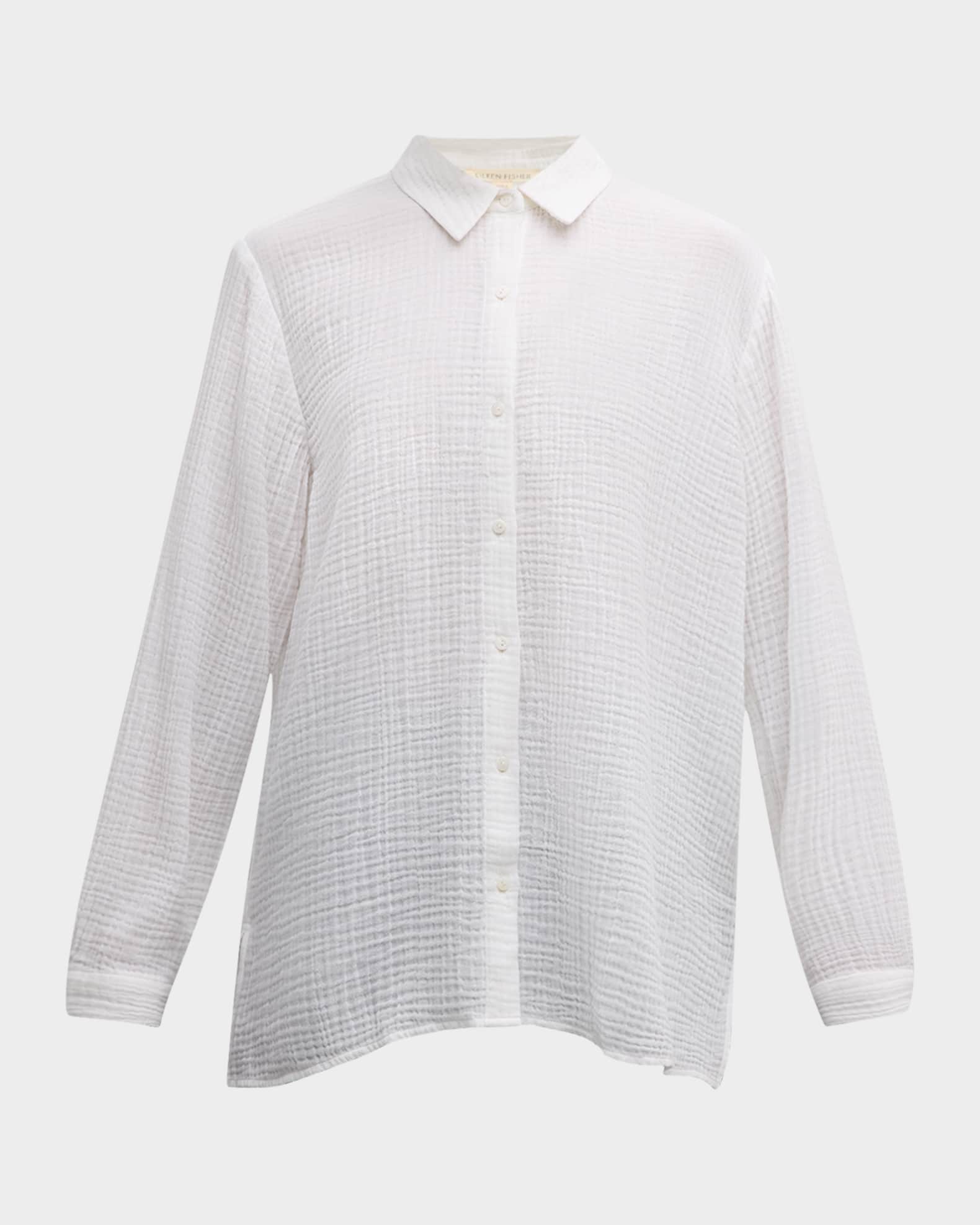Eileen fisher organic cotton gauze dress hotsell