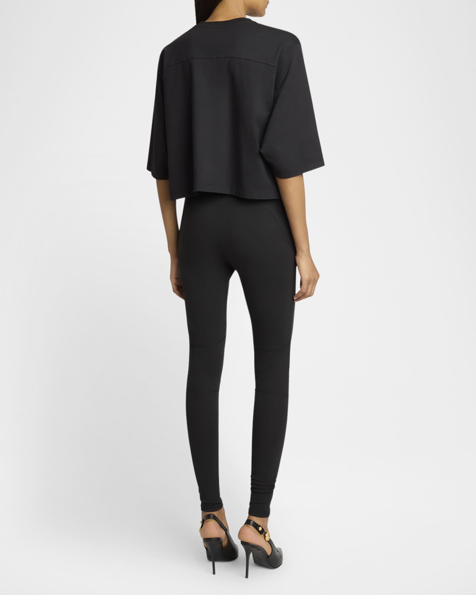 Balmain Leggings con logo 6r6c90 main image 0