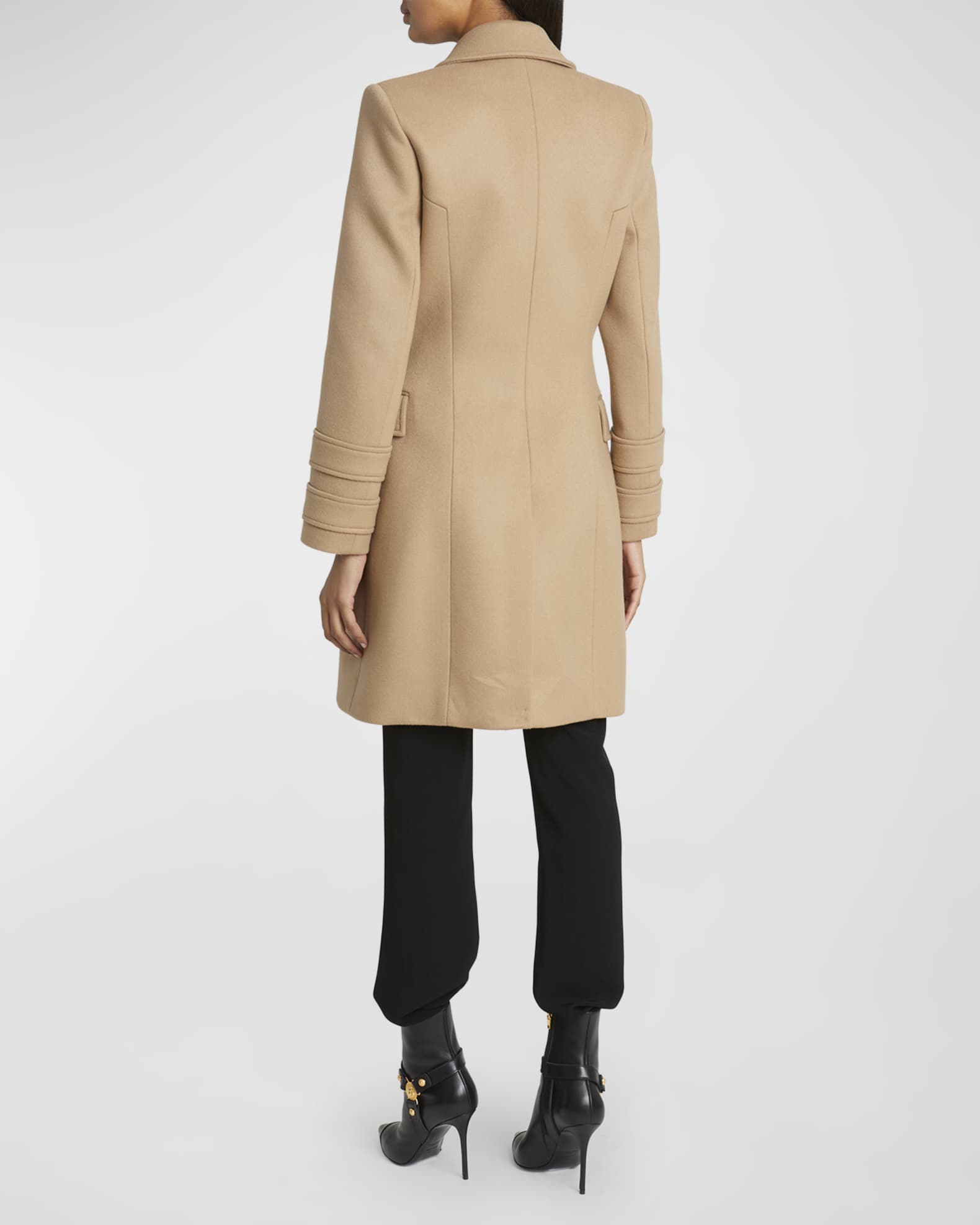 Burberry wool cashmere tailored coat top
