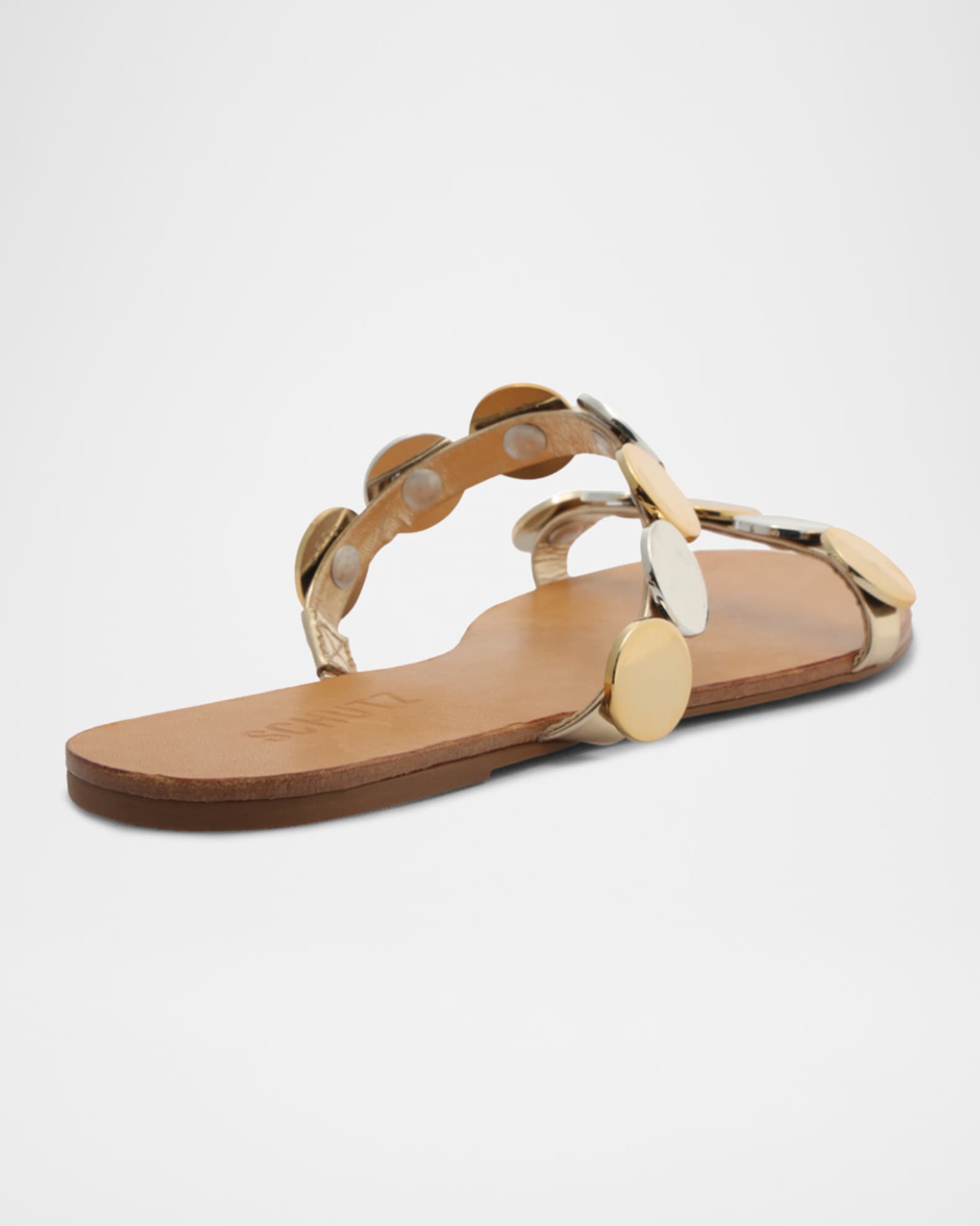 Gold coin sandals new arrivals