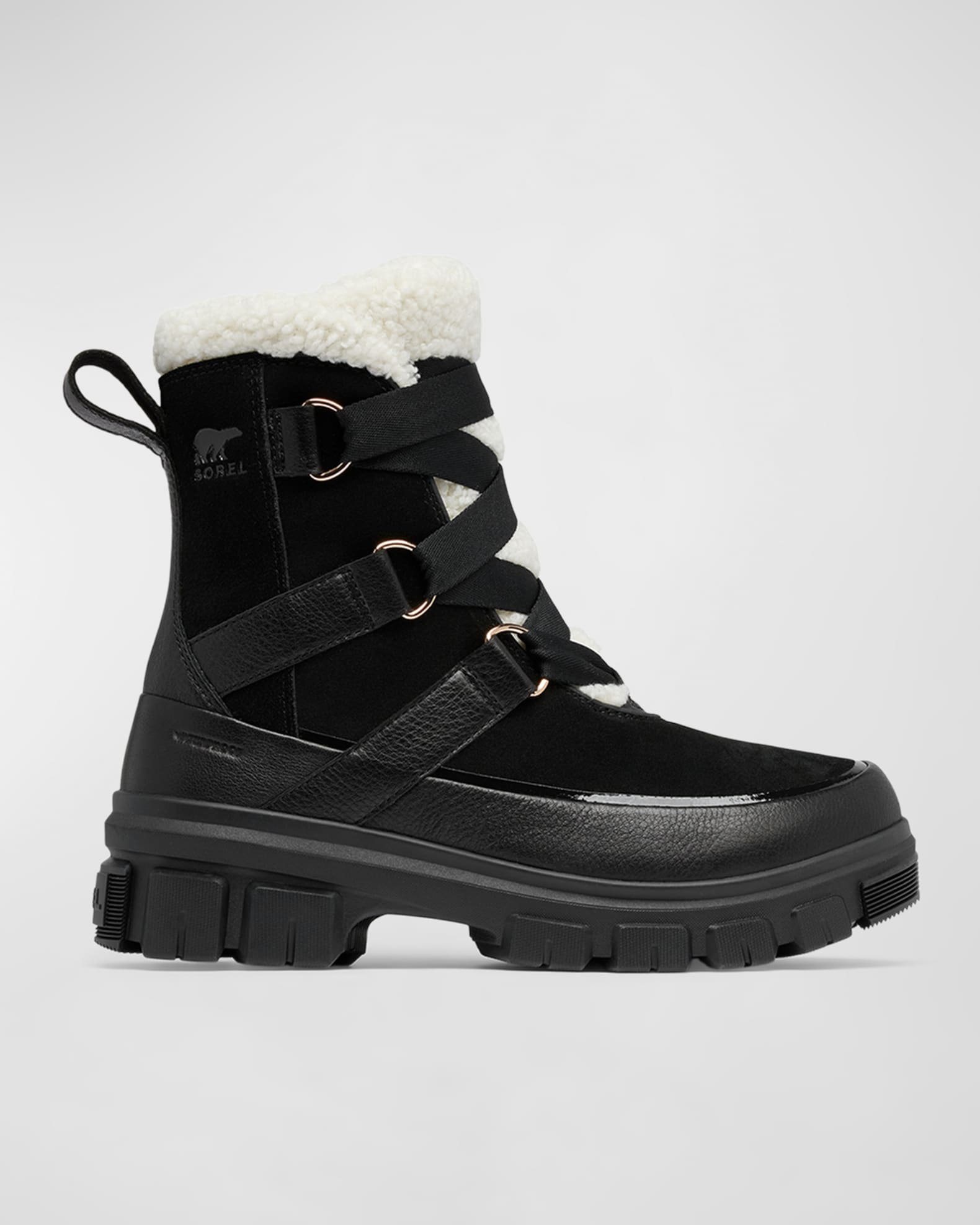 Sorel Tivoli V Resort Women s Waterproof Boot Black Chalk 7