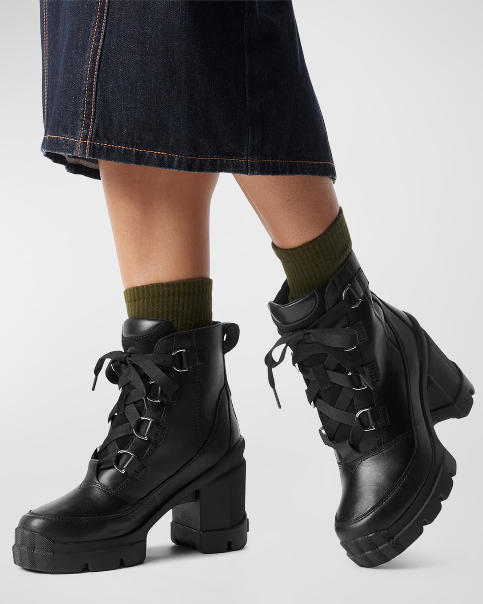 Sorel heeled booties deals