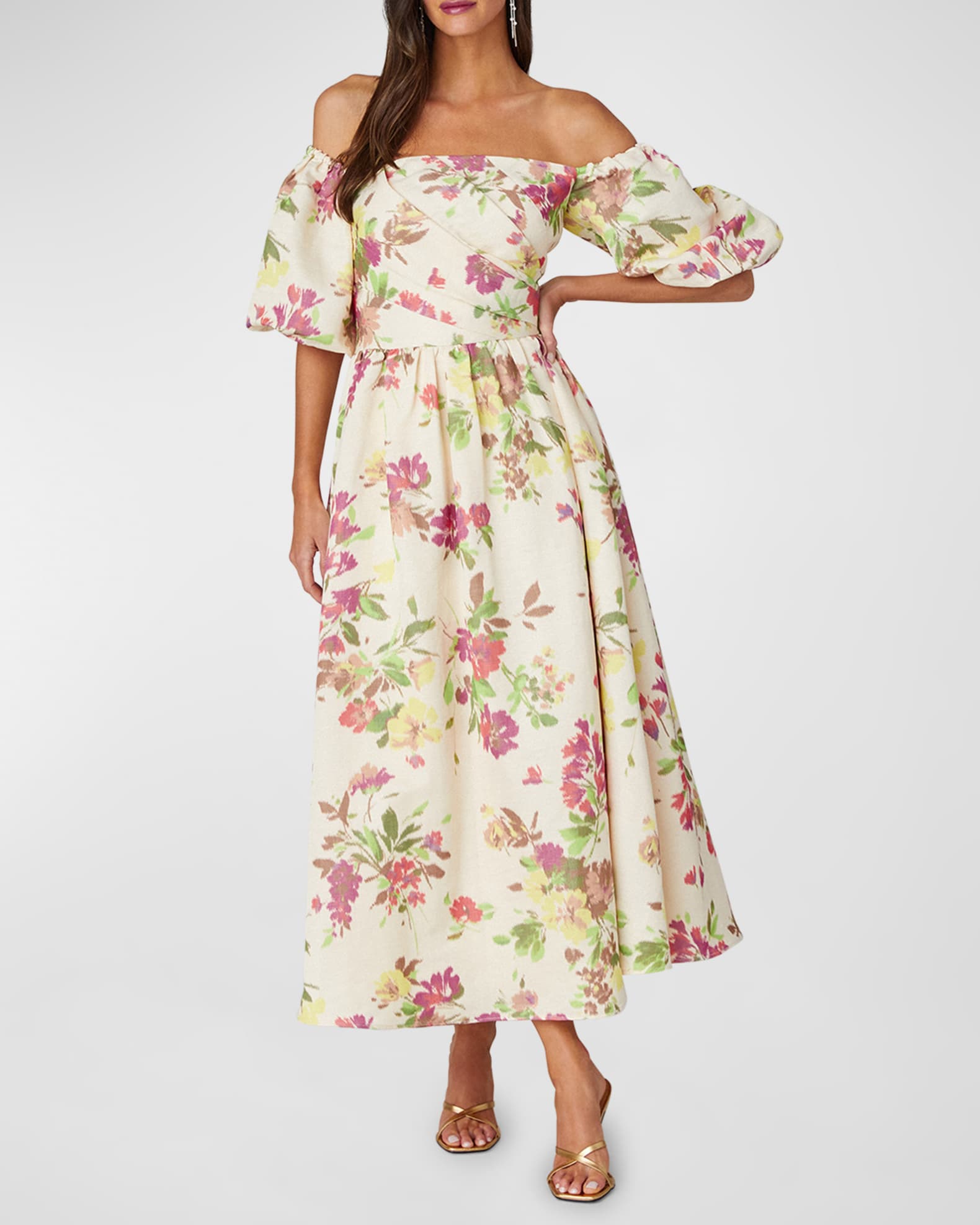 Neiman marcus off the shoulder dress store