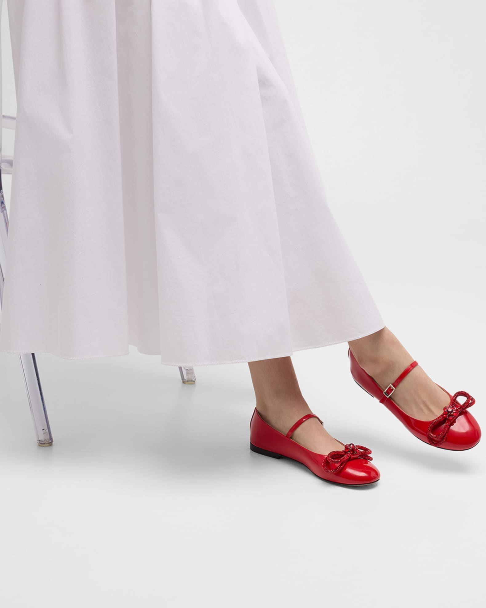 patent mary jane flats