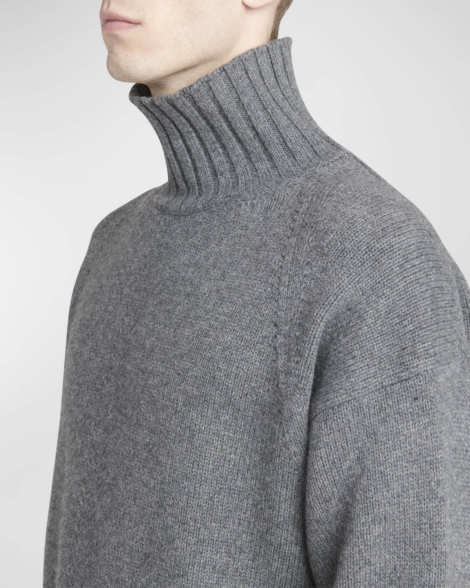 Men's chunky turtleneck sweater on sale