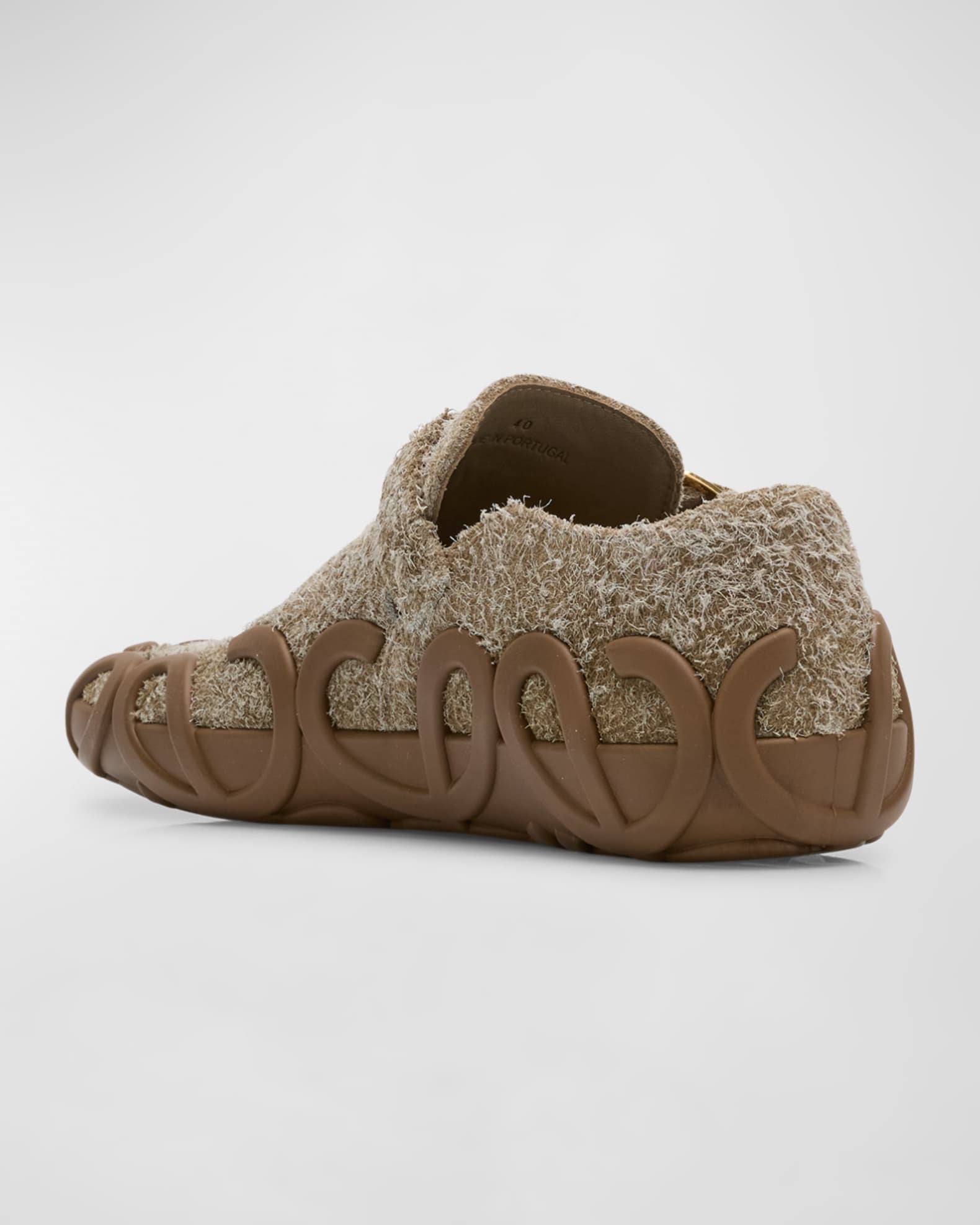 【Loewe】Rise suede slippers ライズ スエードスリッパ Loewe Rise brushed suede loafers Loewe