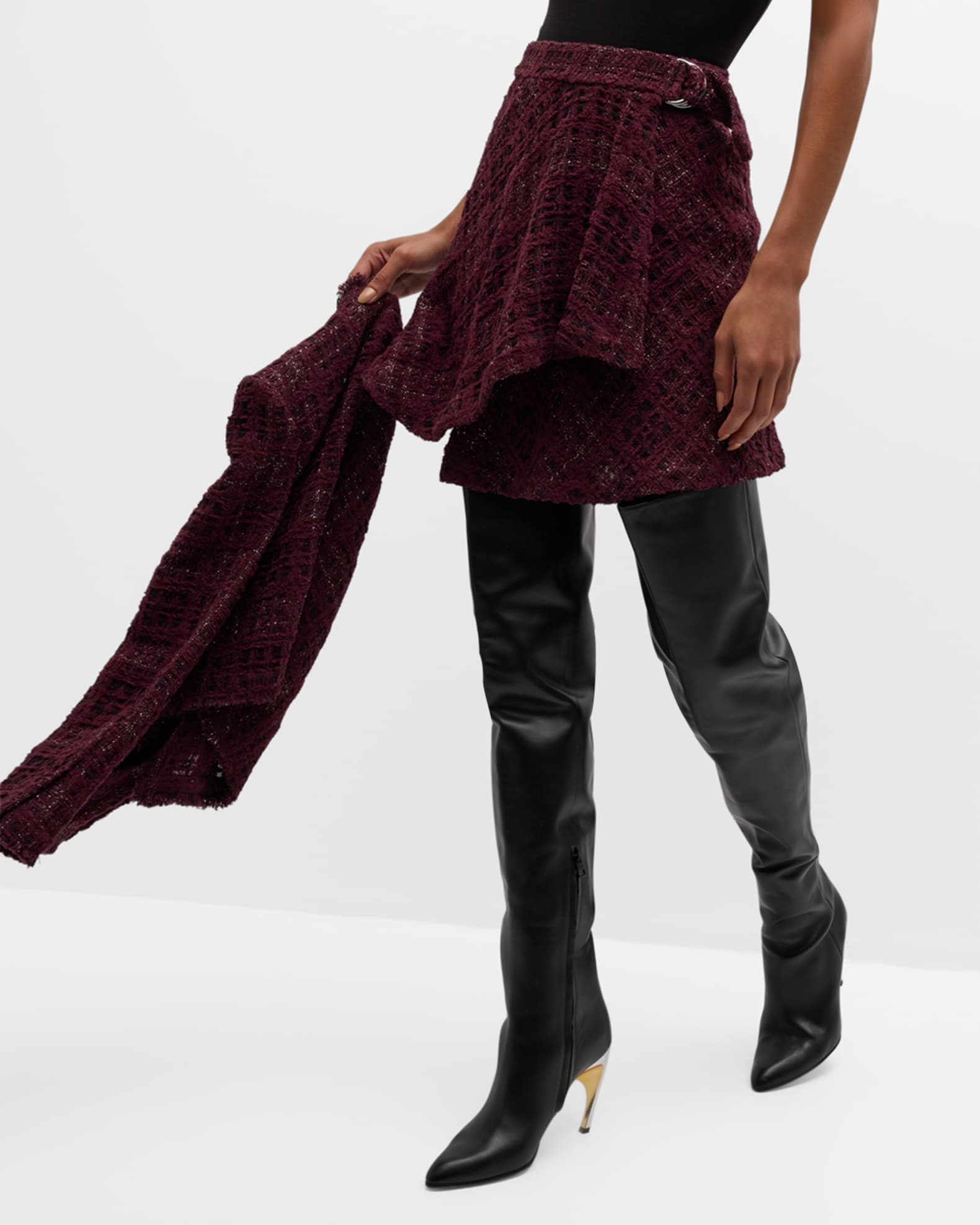 Burgundy skirt 8x10 store