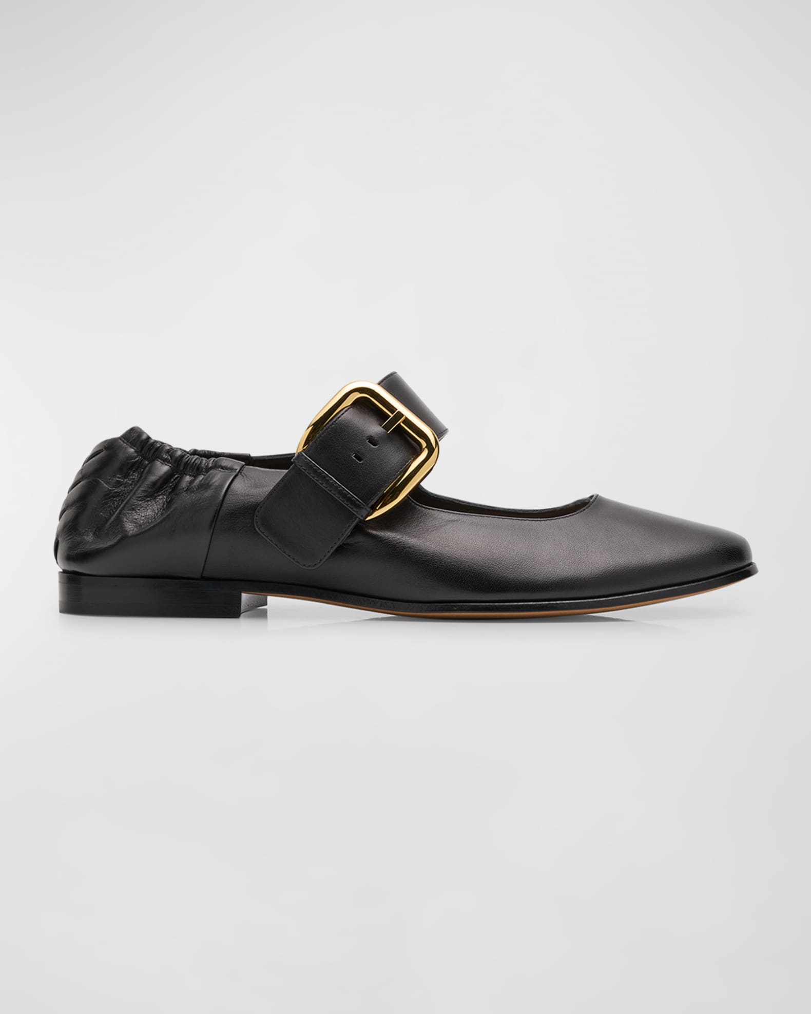 Astaire Leather Mary Jane Ballerina Flats 0