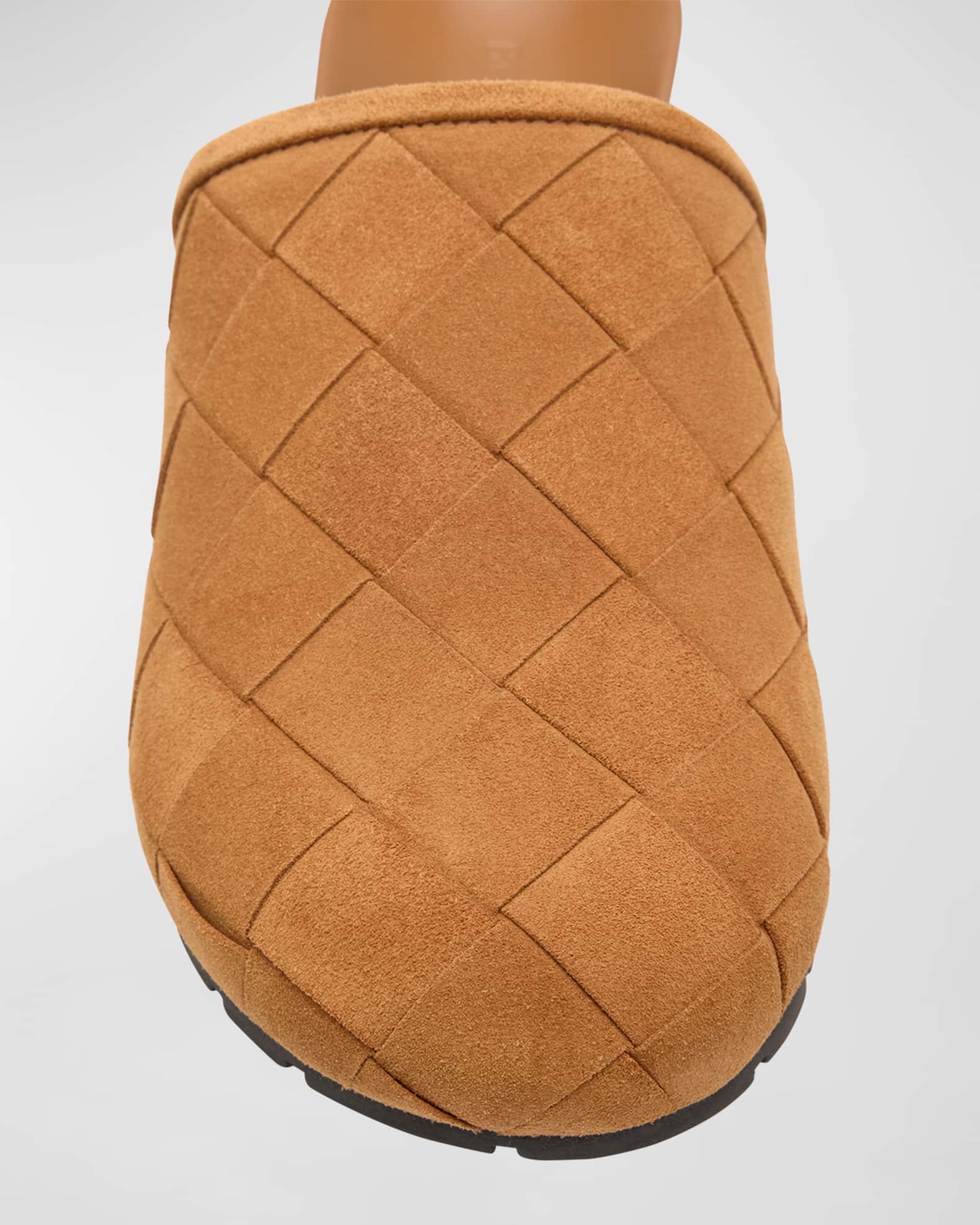 OTTEGA VENETA タン Reggie クロッグ Bottega Veneta Reggie Intrecciato Leather Clogs | Saks Fifth