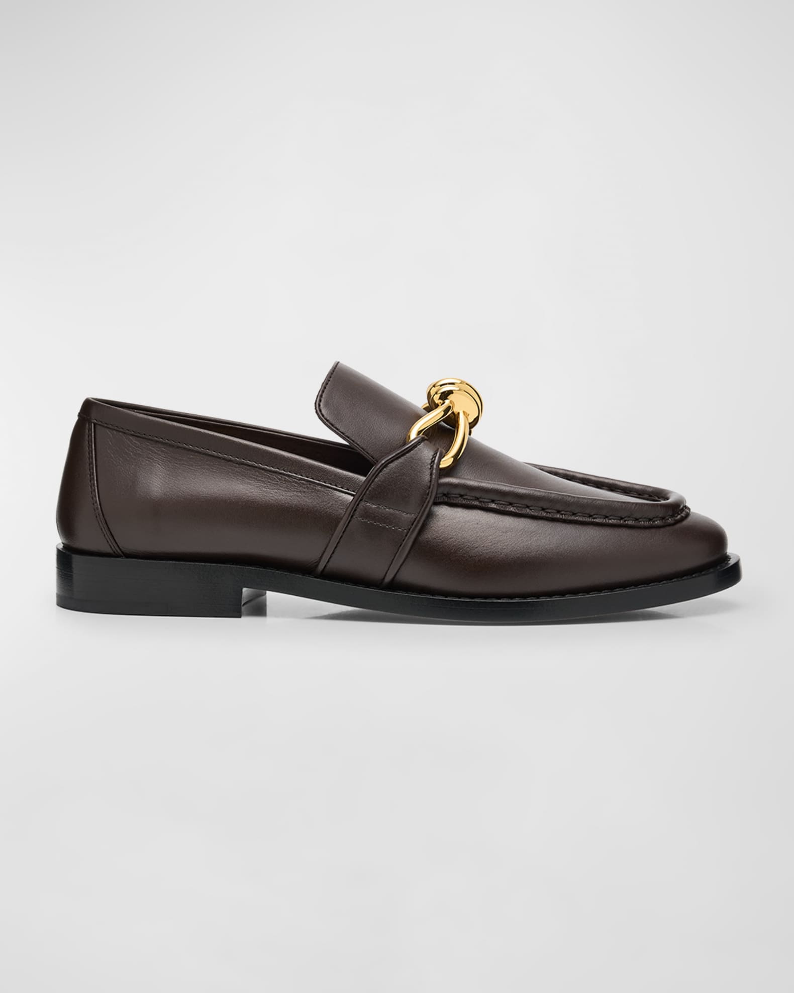 Metallic leather loafers online