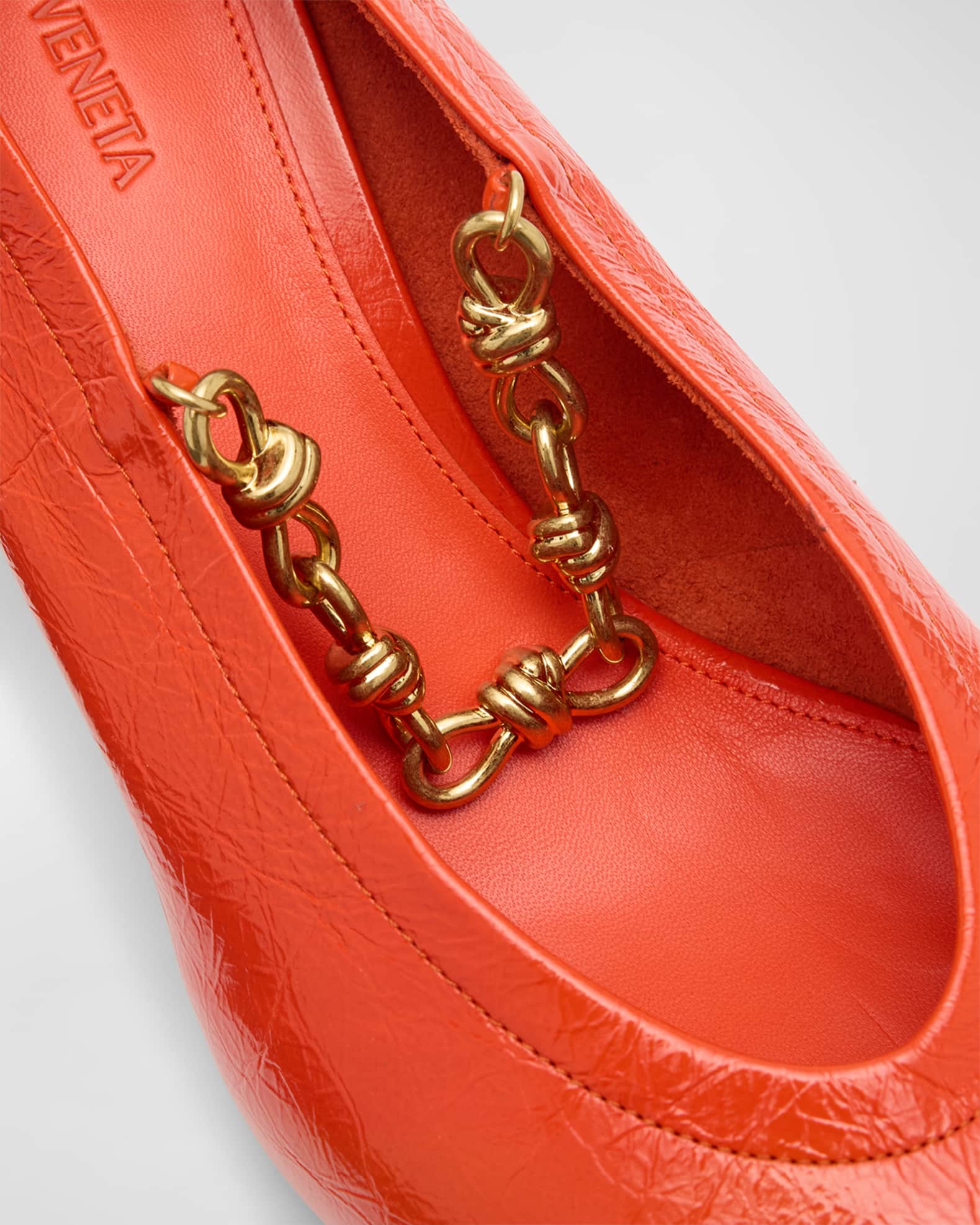 Bottega Veneta Sharp Chain Pumps | Neiman Marcus