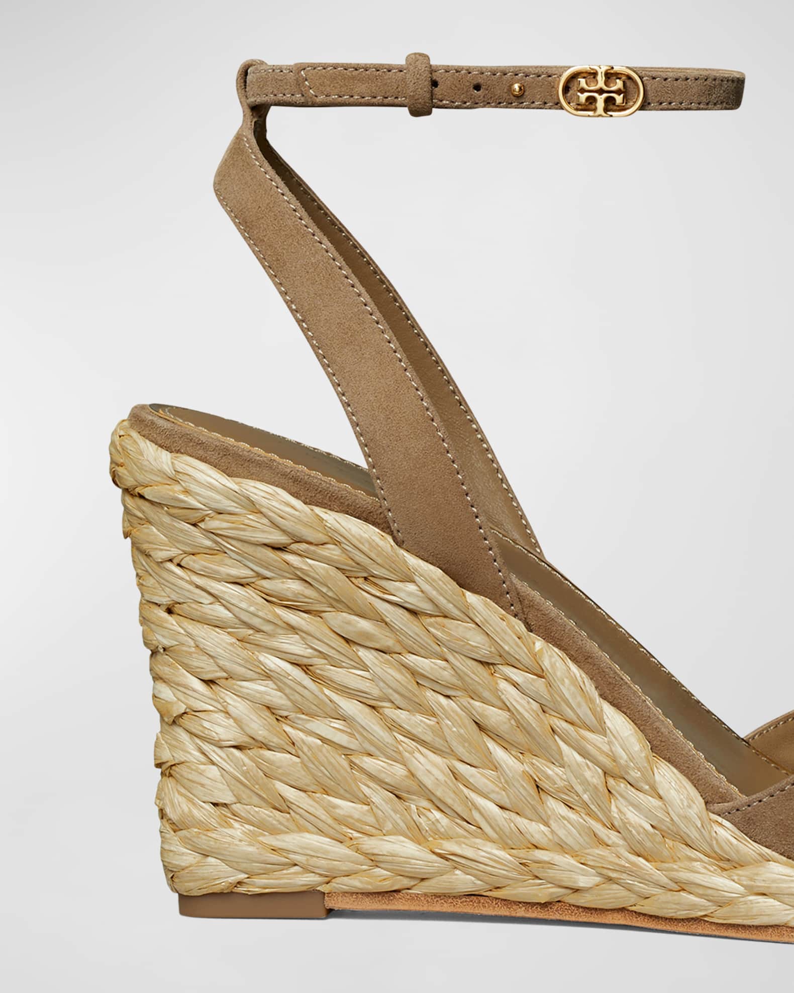 Whitney beige espadrille wedges 2025
